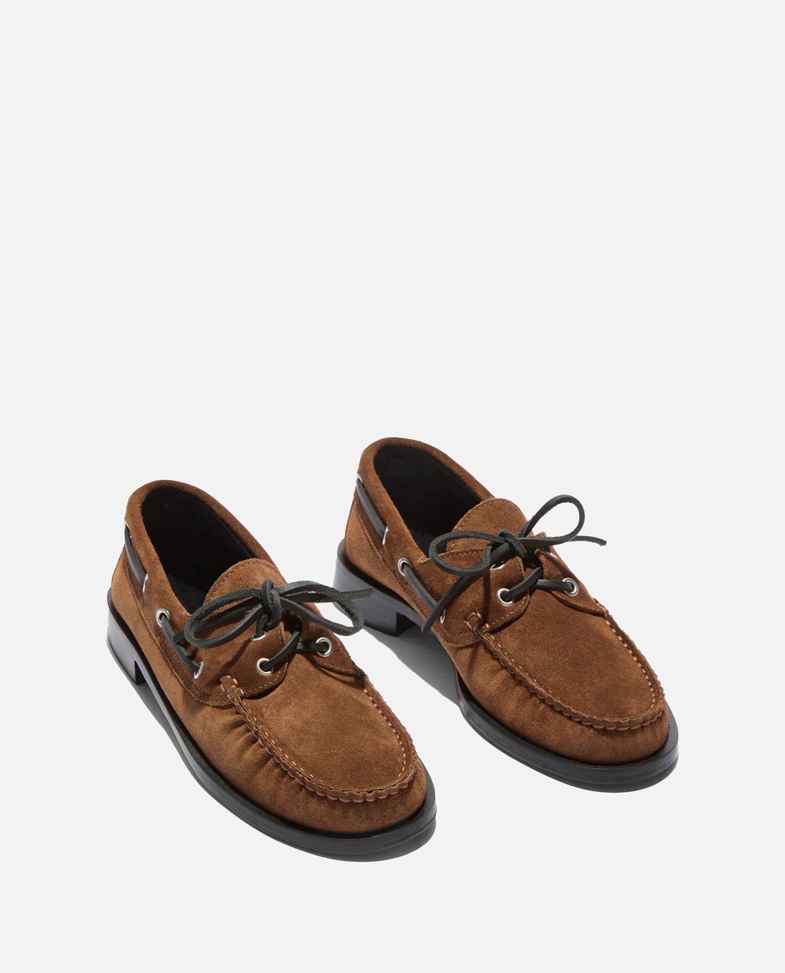 Aeyde Harris Cow Suede Leather Tobacco Loafers Tobacco In Brown