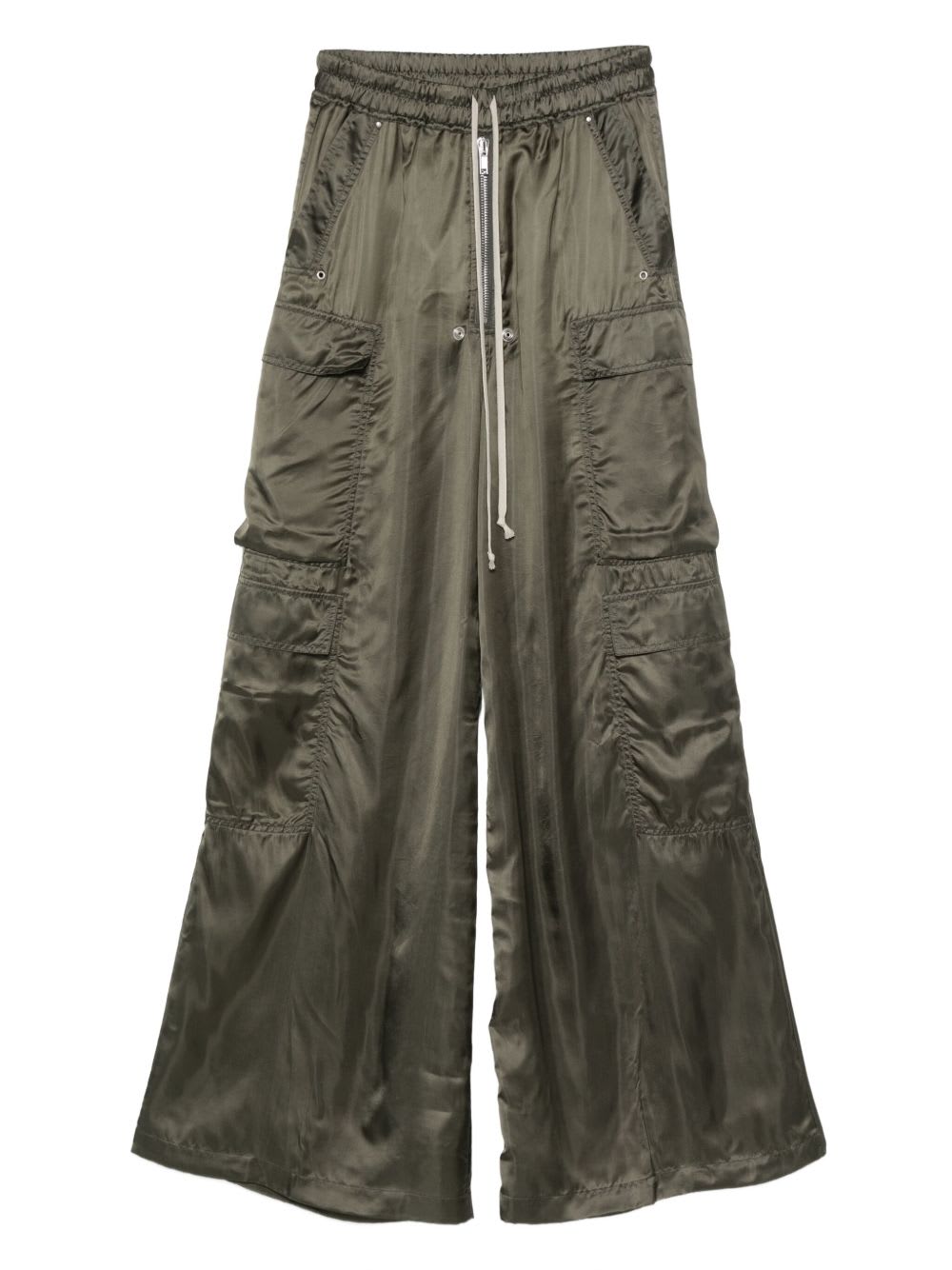 Rick Owens Carco Drawstring Trousers In Green