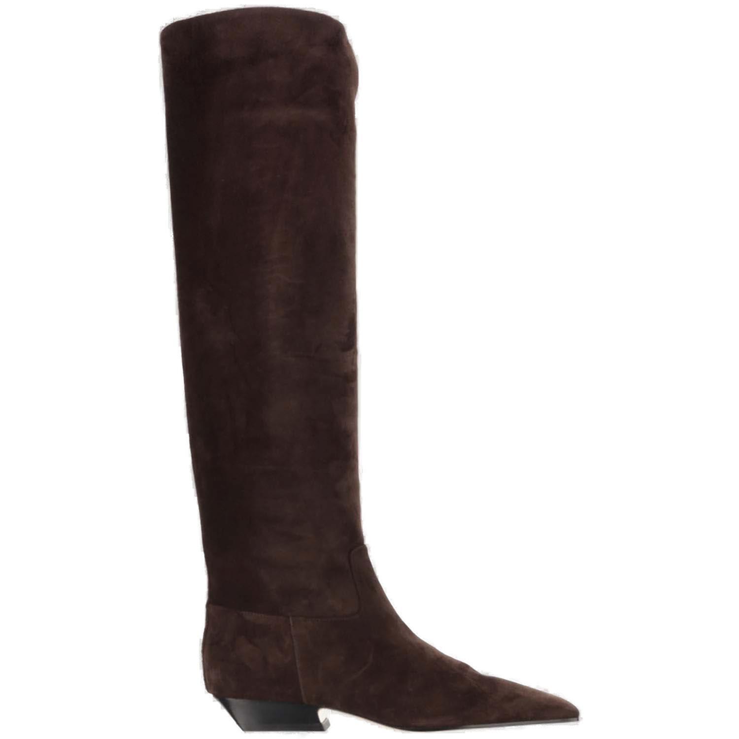 The Marfa Classic Flat Knee High Boots