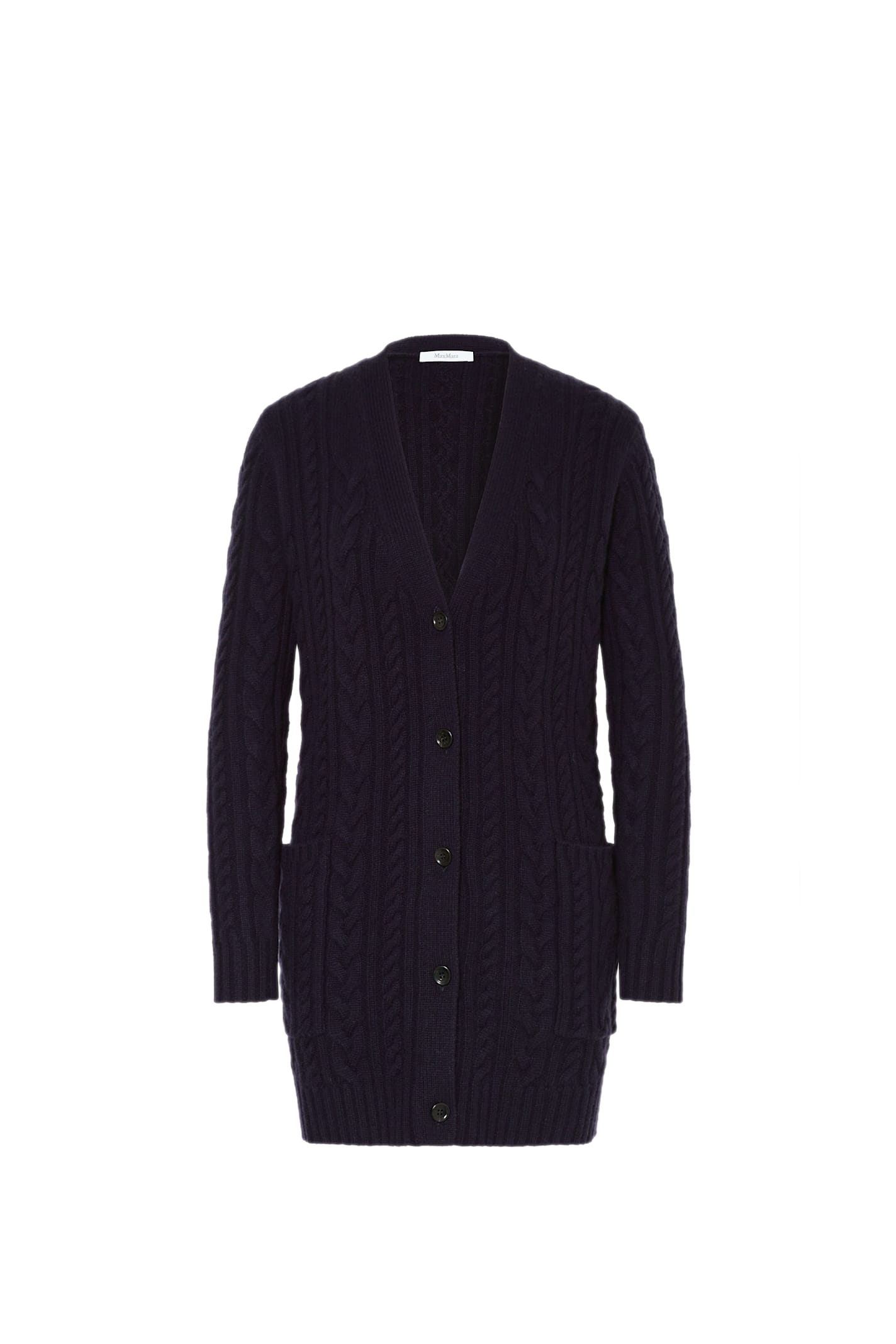 Shop Max Mara Calotta Cardigan In Blue