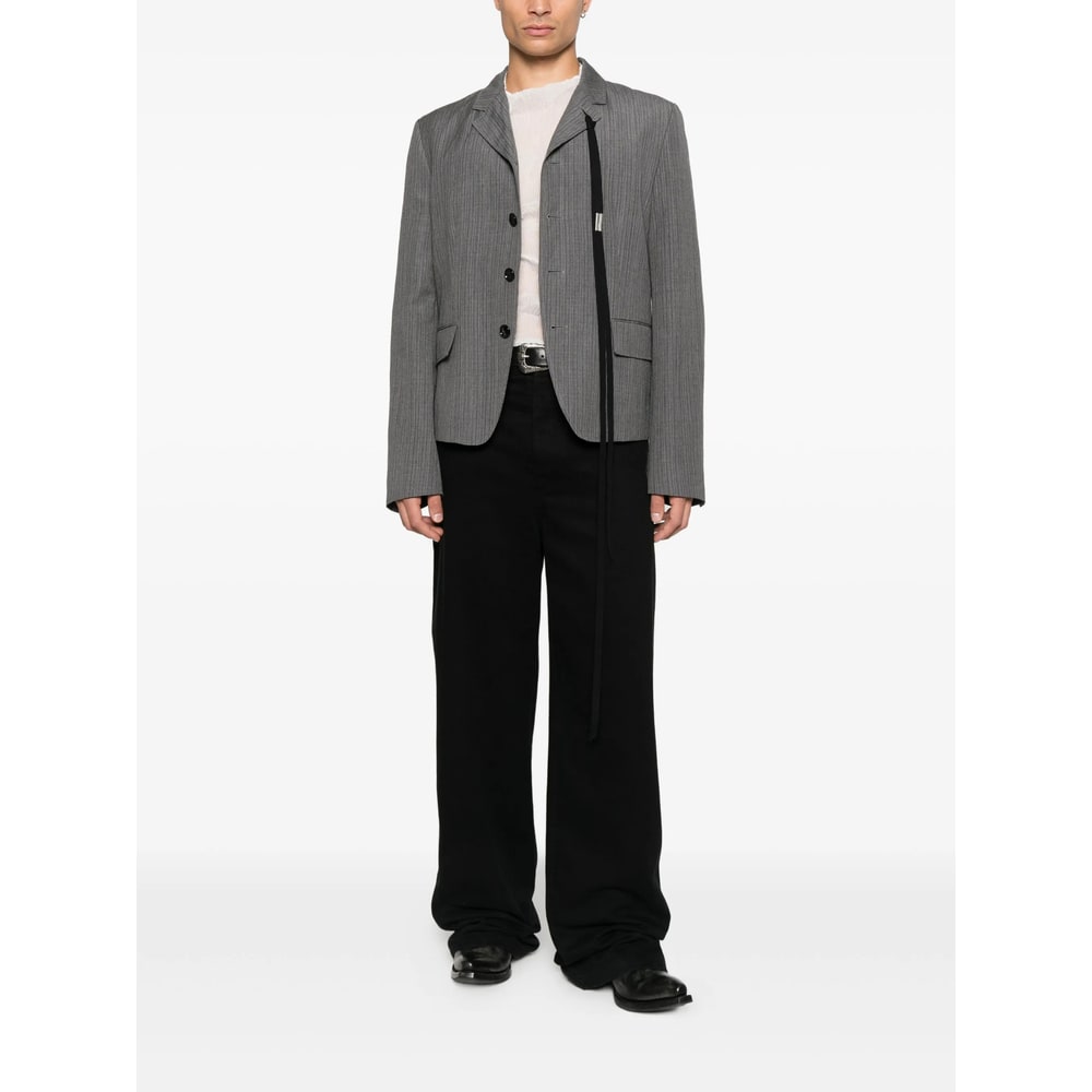 Ann Demeulemeester Grey Jackets Men In Gray