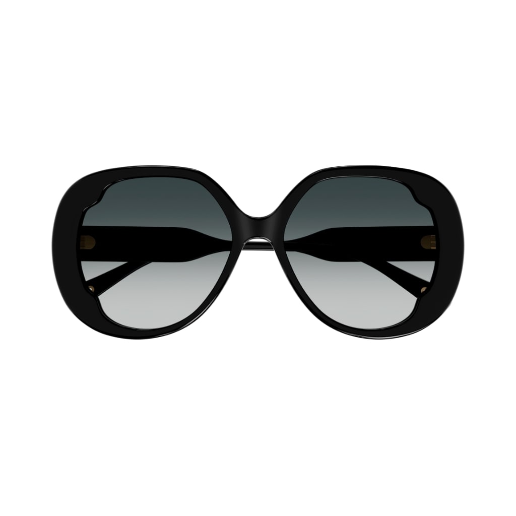 Shop Chloé Ch0195s 001 Sunglasses In Nero