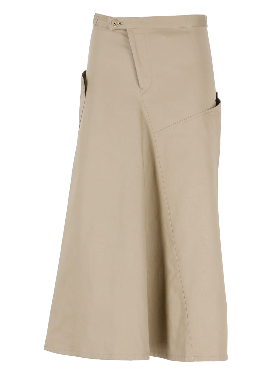 Shop Y's Cotton Skirt In Beige