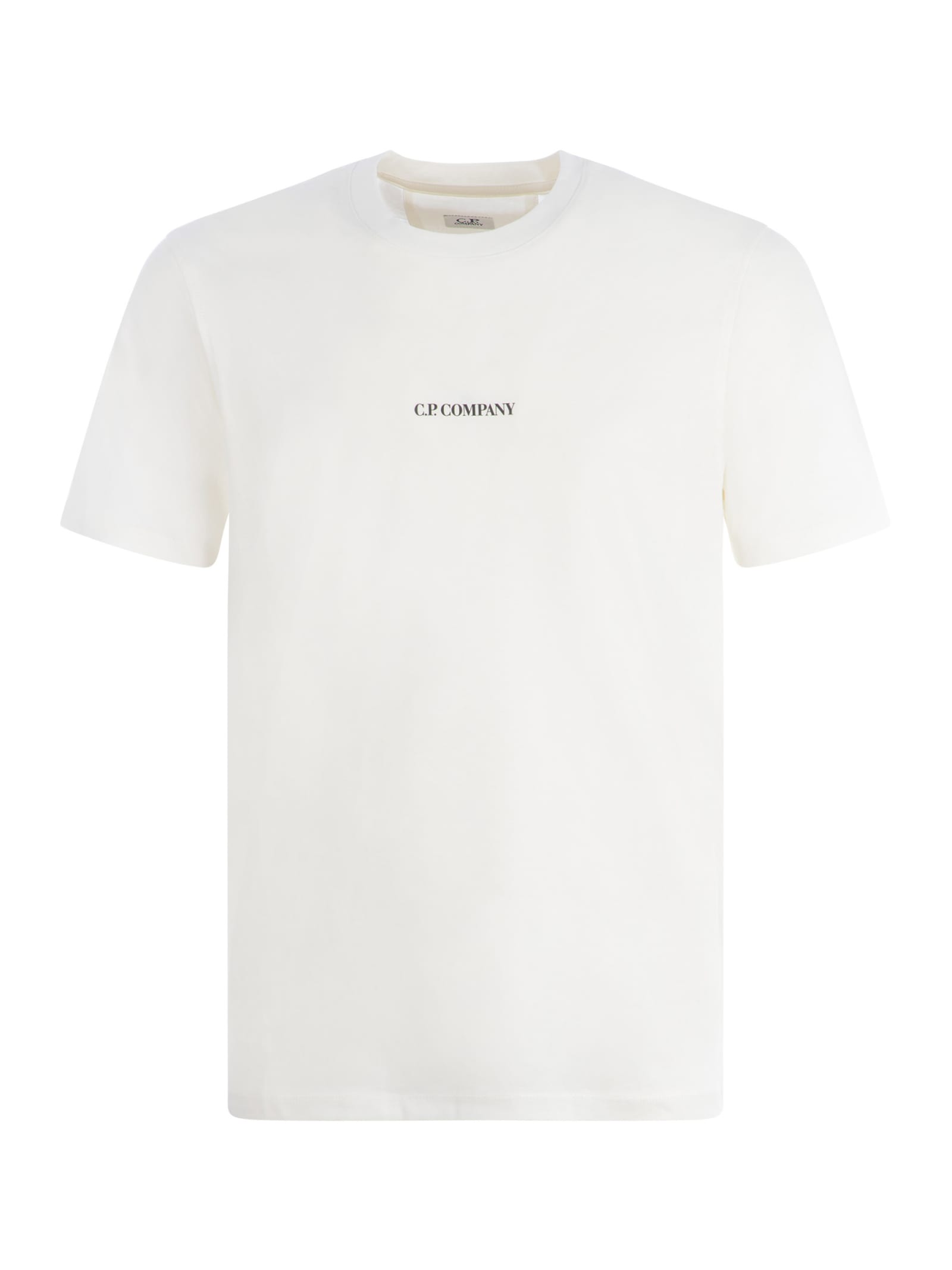 Shop C.p. Company T-shirt  In Cotton In White