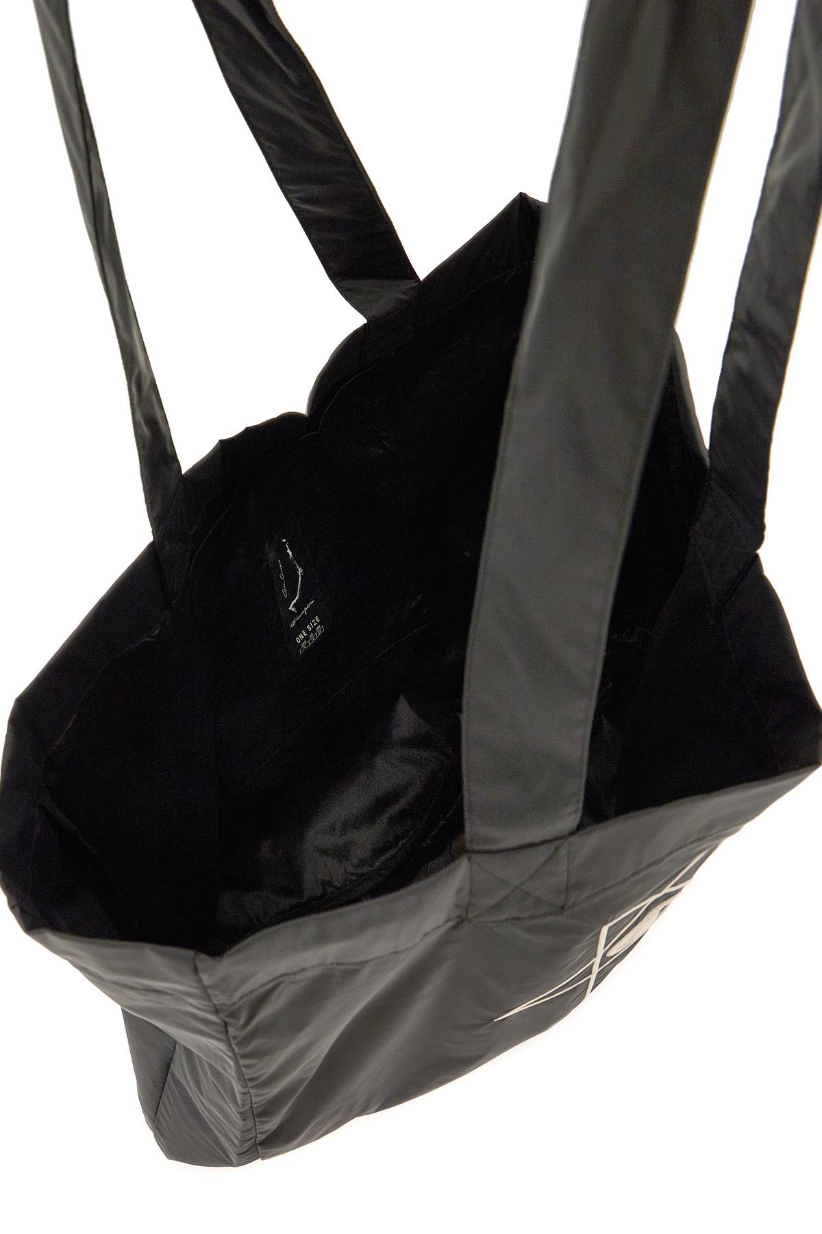 Rick Owens X Champion Nylon Tote Bag In Black