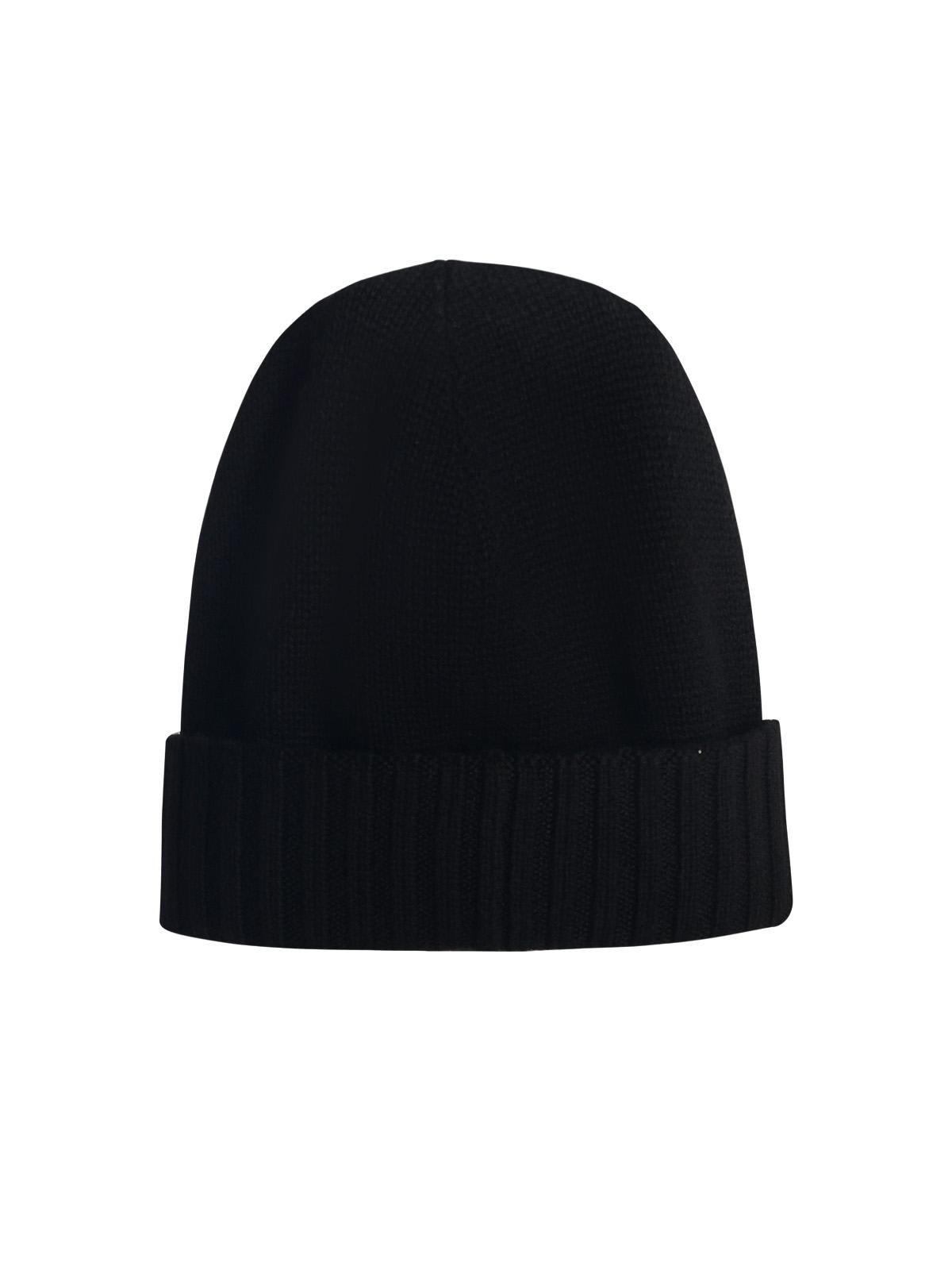 Shop Dolce & Gabbana Logo Embroidered Knitted Beanie In Black