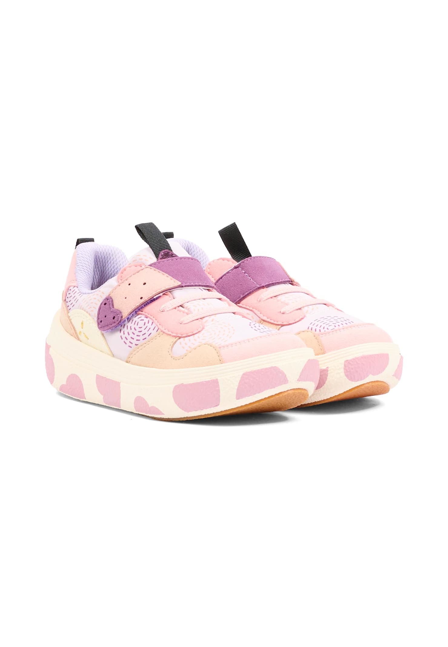 Flower Mountain Pink Sneakers For Girl In Pink