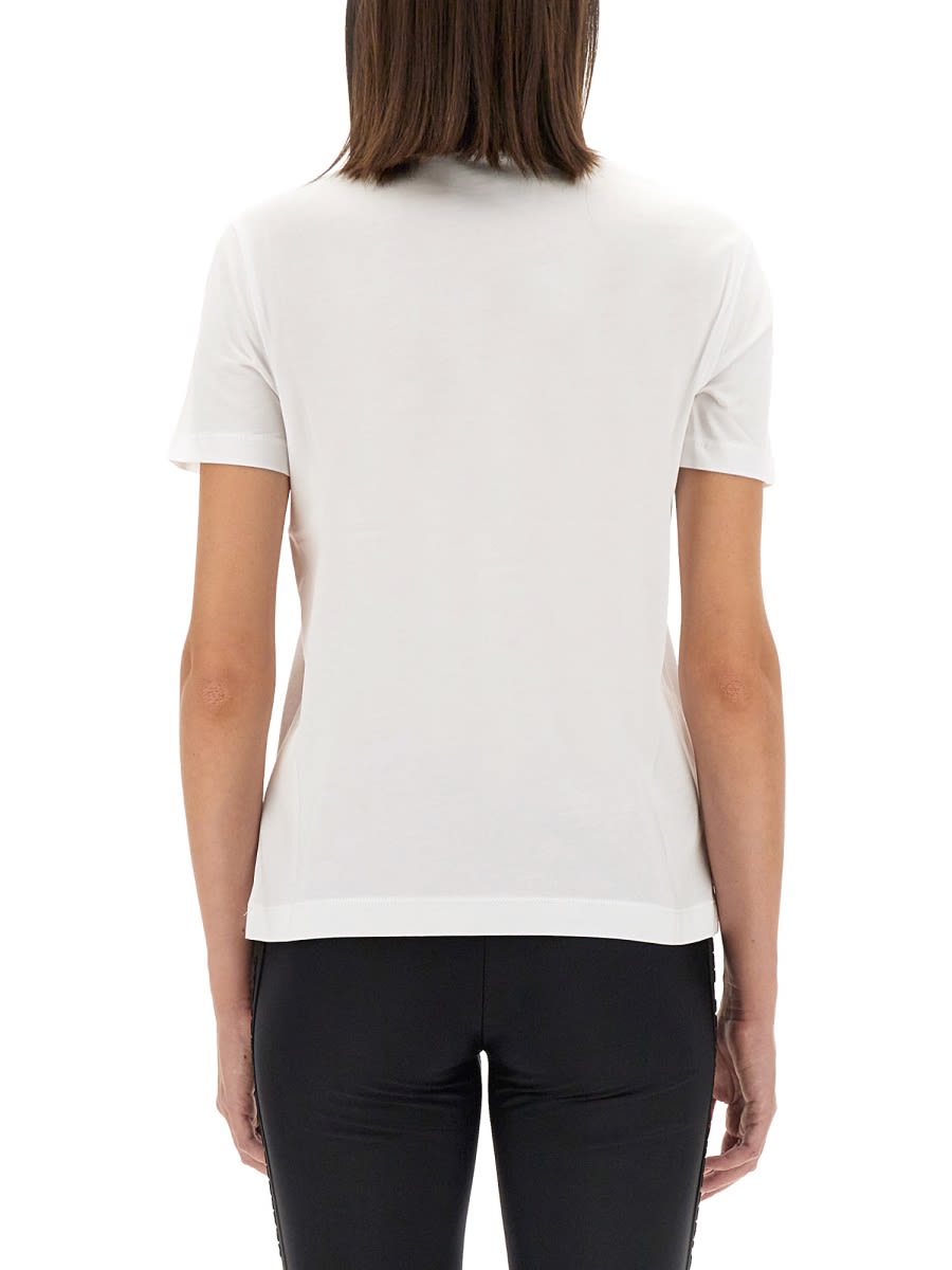 Versace Jeans Couture T-shirt With Logo In White