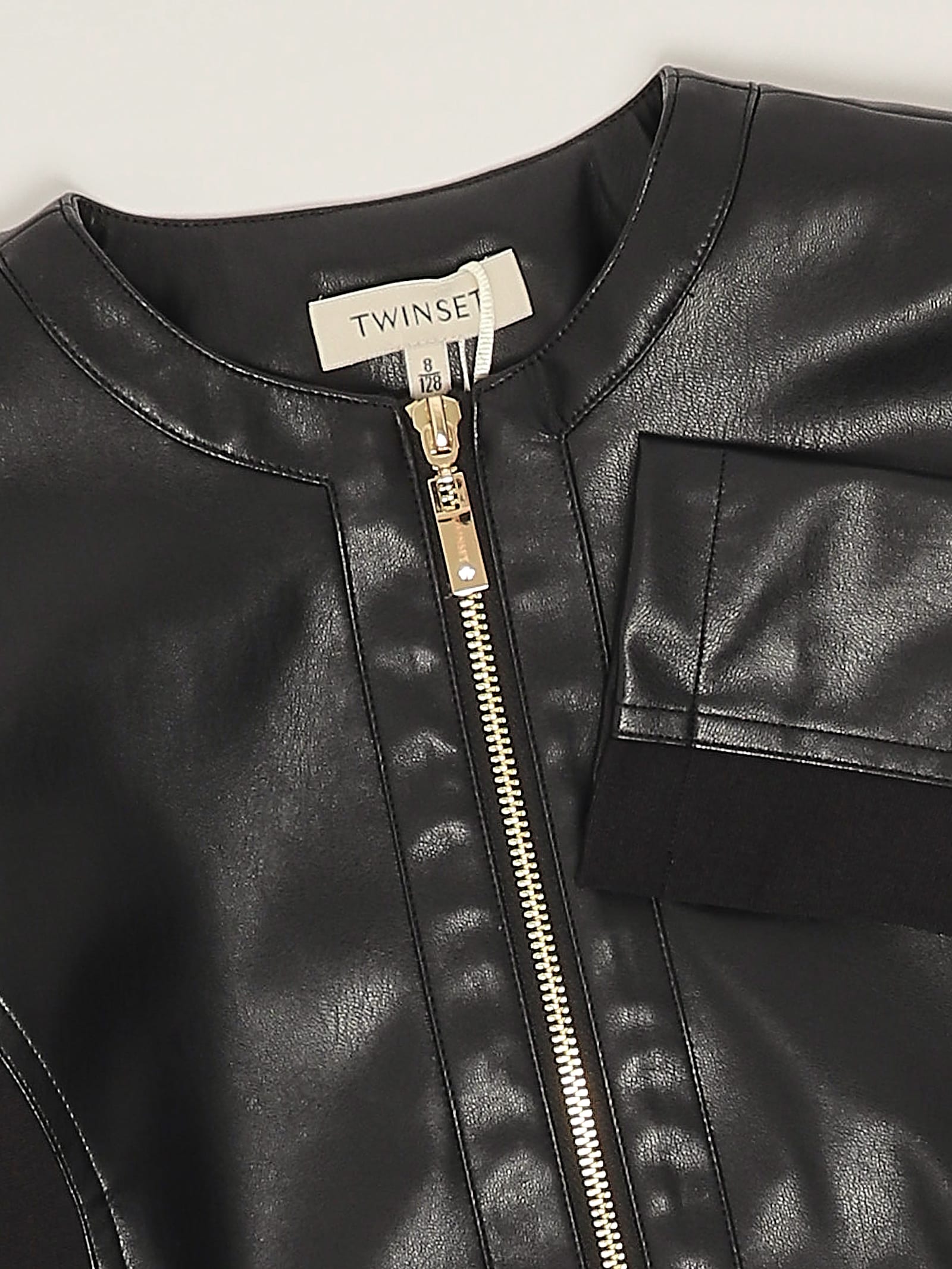 Twinset Jacket Kids Color Black In Black