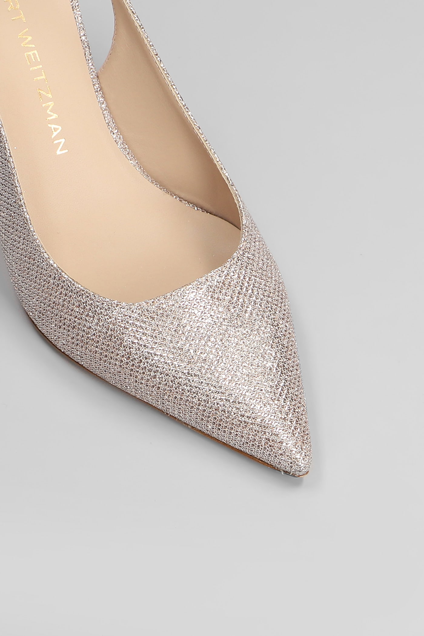 Stuart Weitzman Stuart Power Lsgbk 7 Pumps In Gold Leather In Gold
