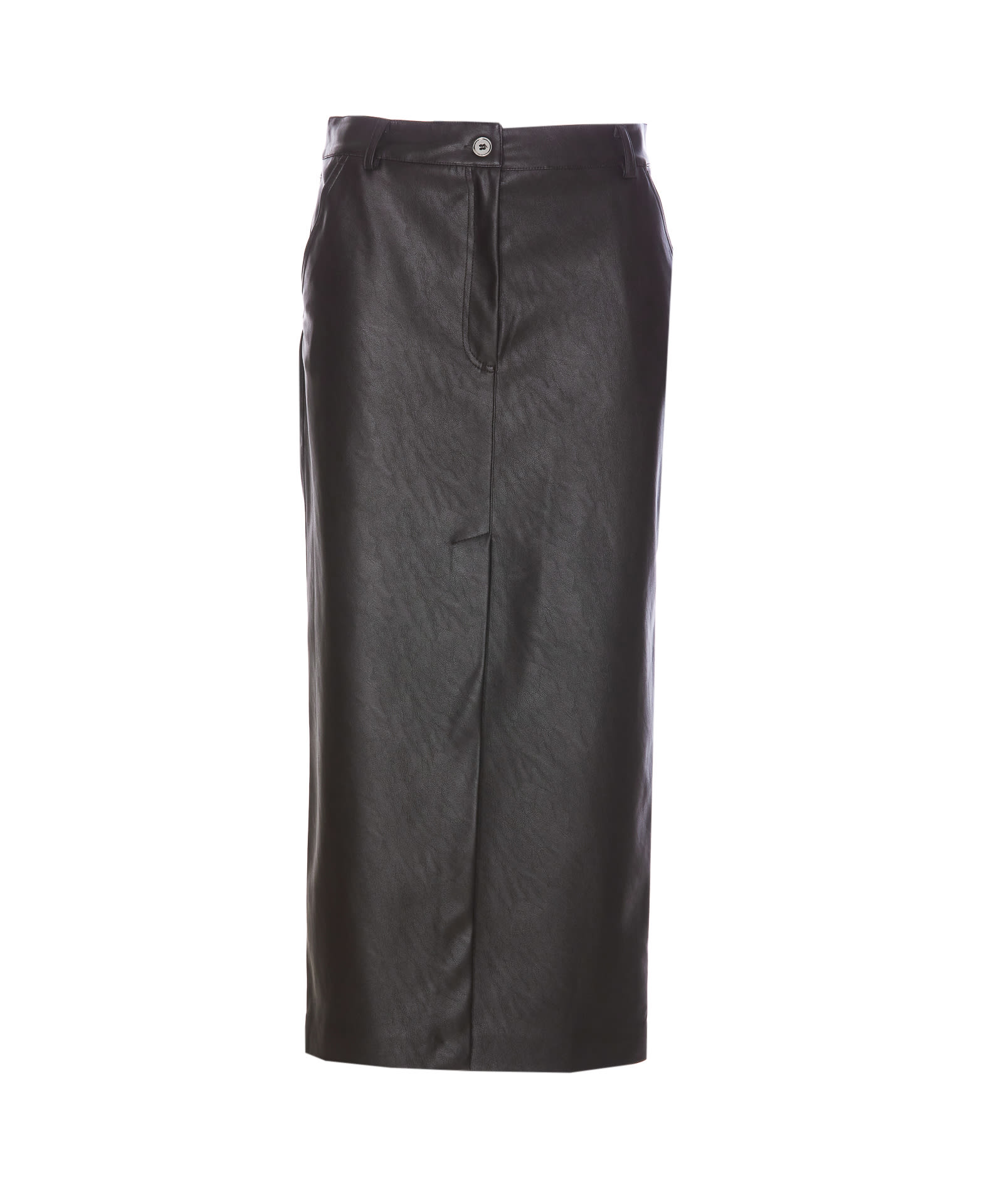 Shop Pinko Ginocchiera Skirt In Brown