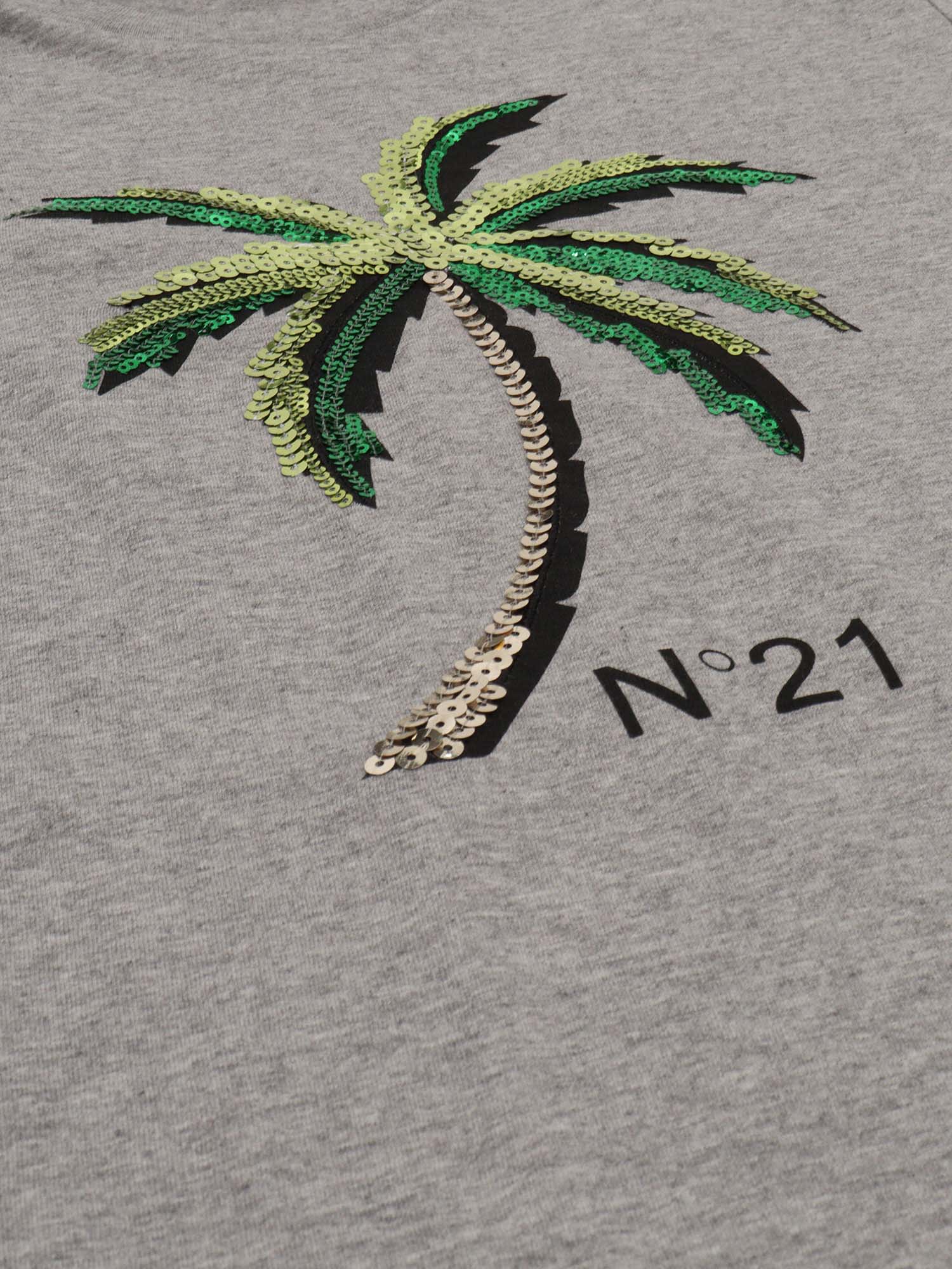 N°21 T-shirts In Gray