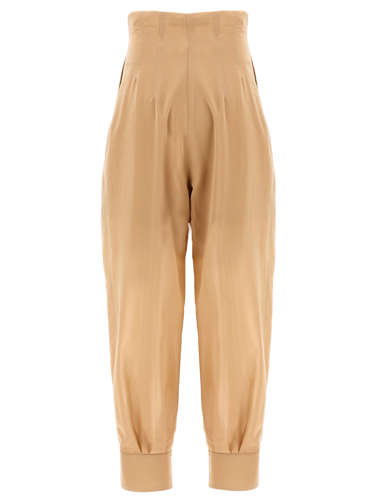 Shop Philosophy Di Lorenzo Serafini Carrot Pants In Beige