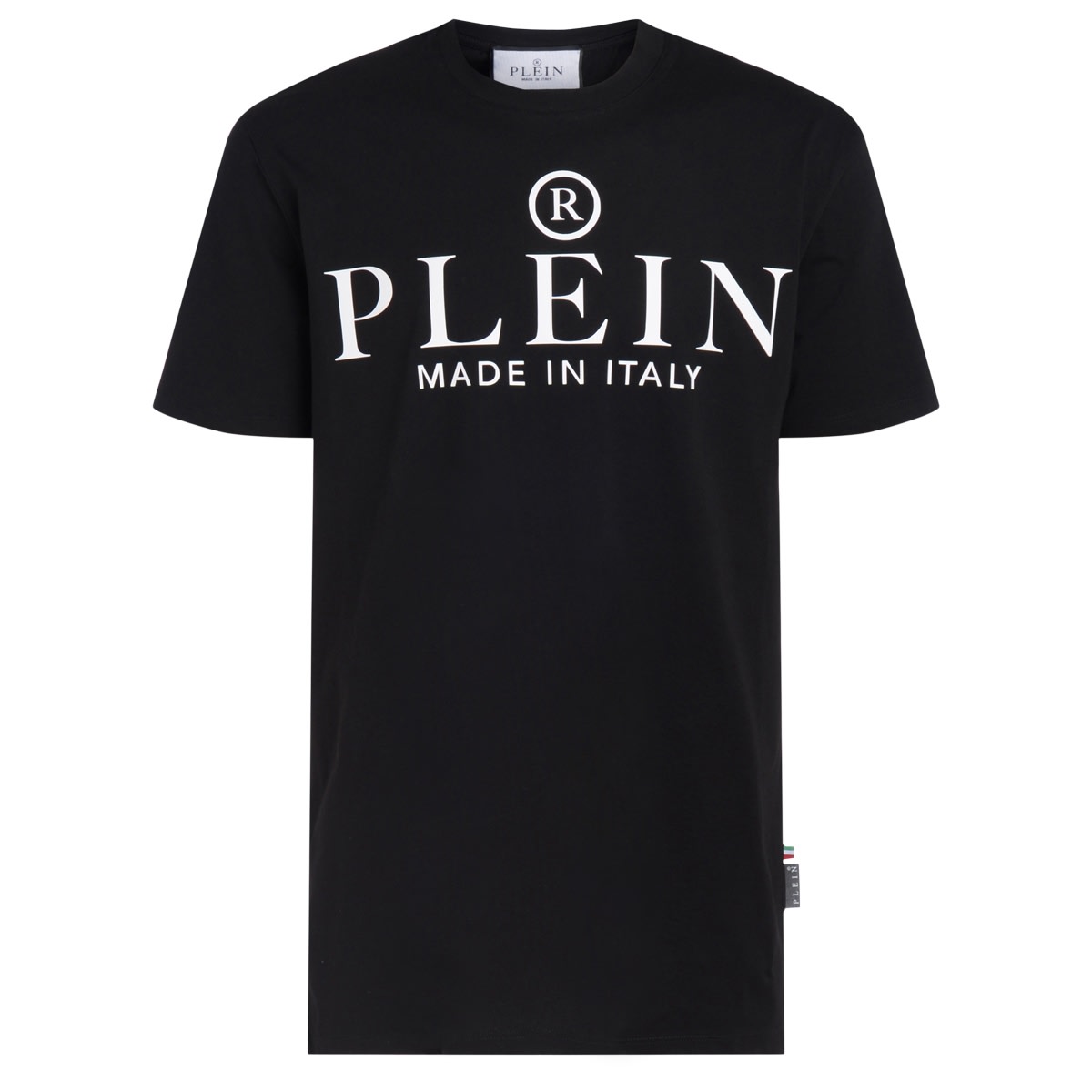 Philipp Plein Black T-shirt With White Logo