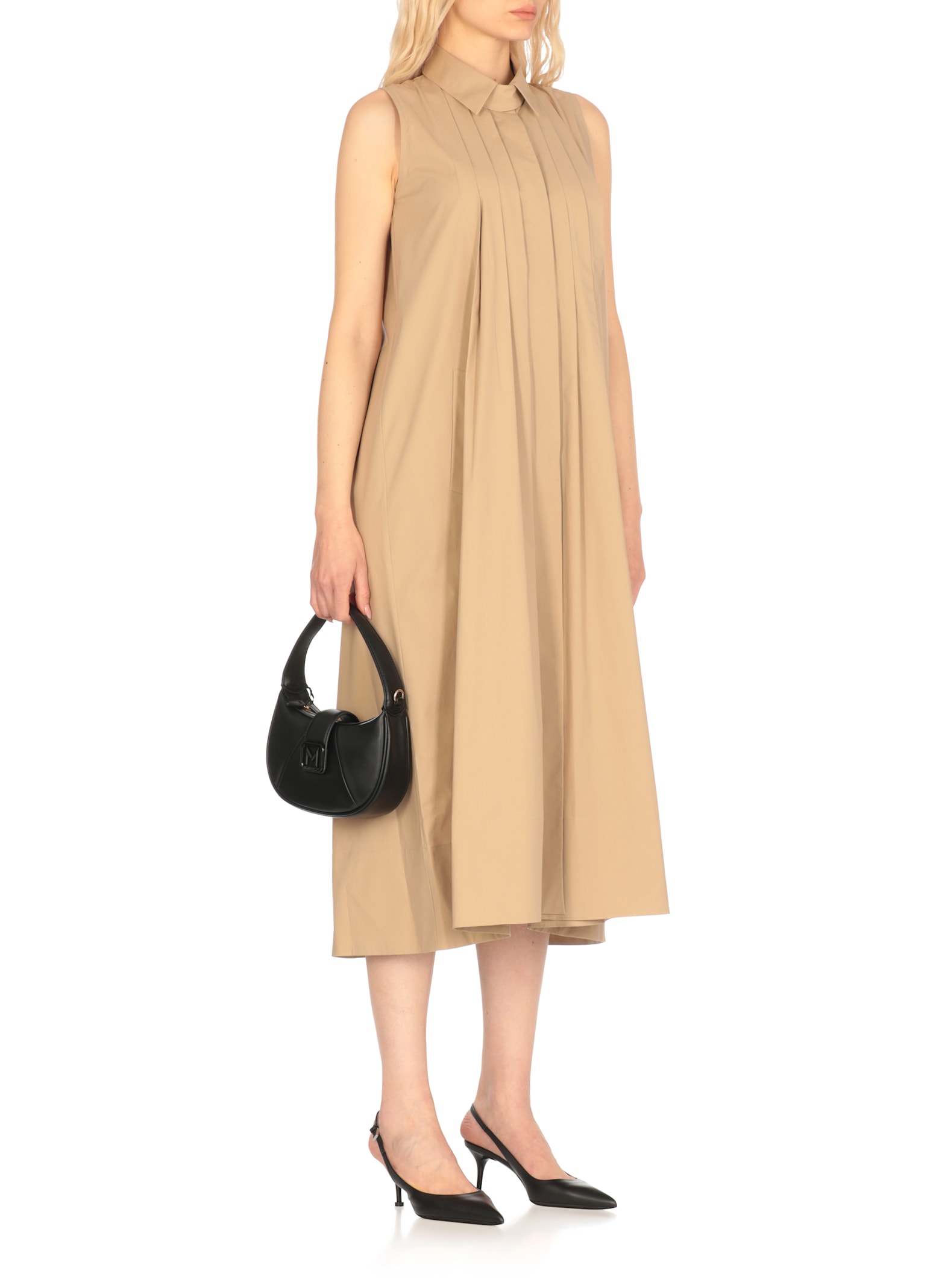 Antonelli Beige Cotton Dress
