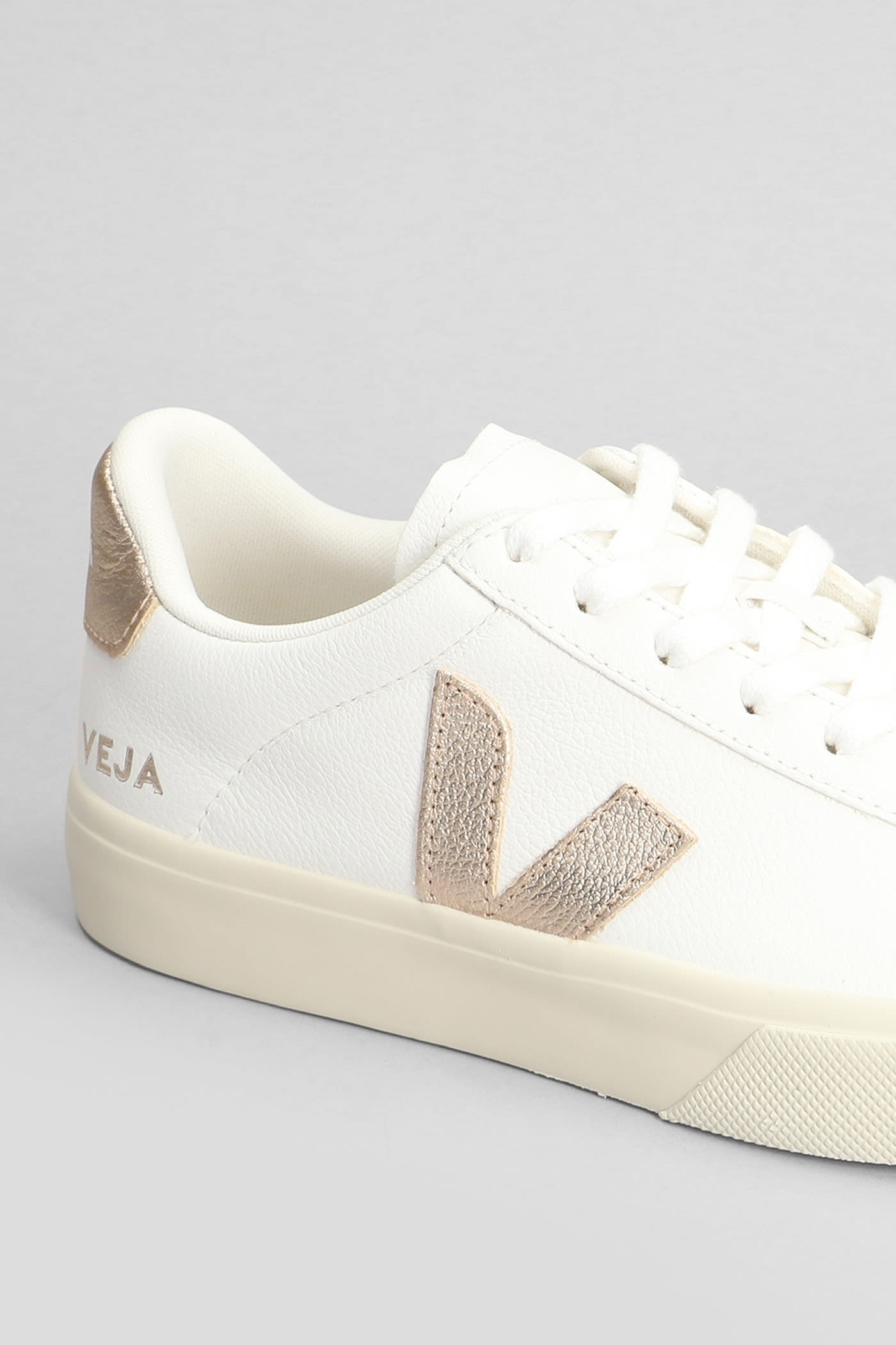 Shop Veja Campo Sneakers In White Leather