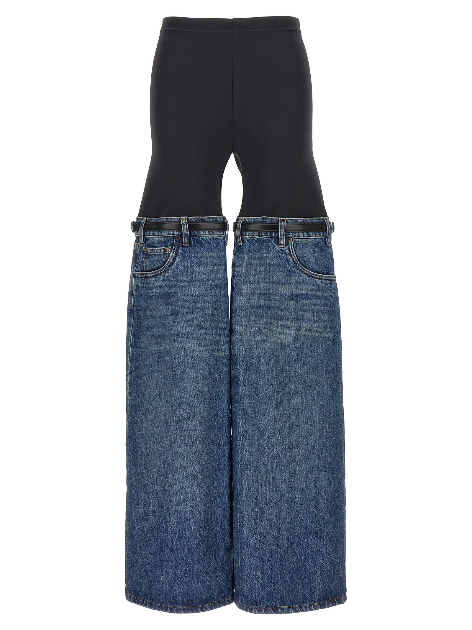 Shop Coperni Hybrid Pants In Blue