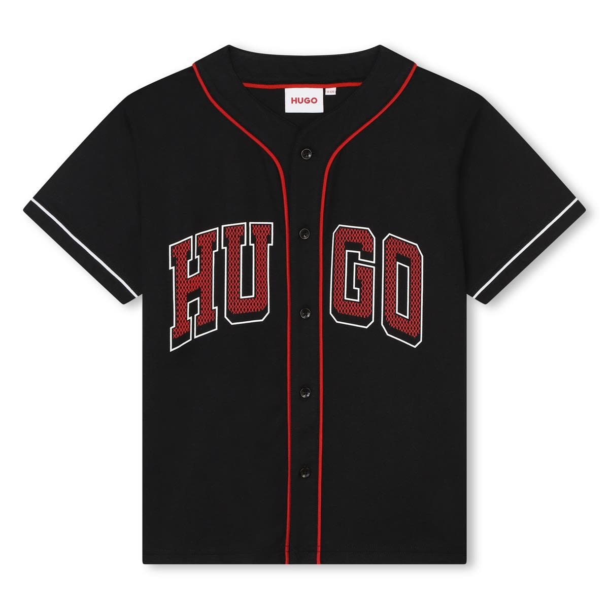 Hugo Boss Kids' Shirt With Print In Black