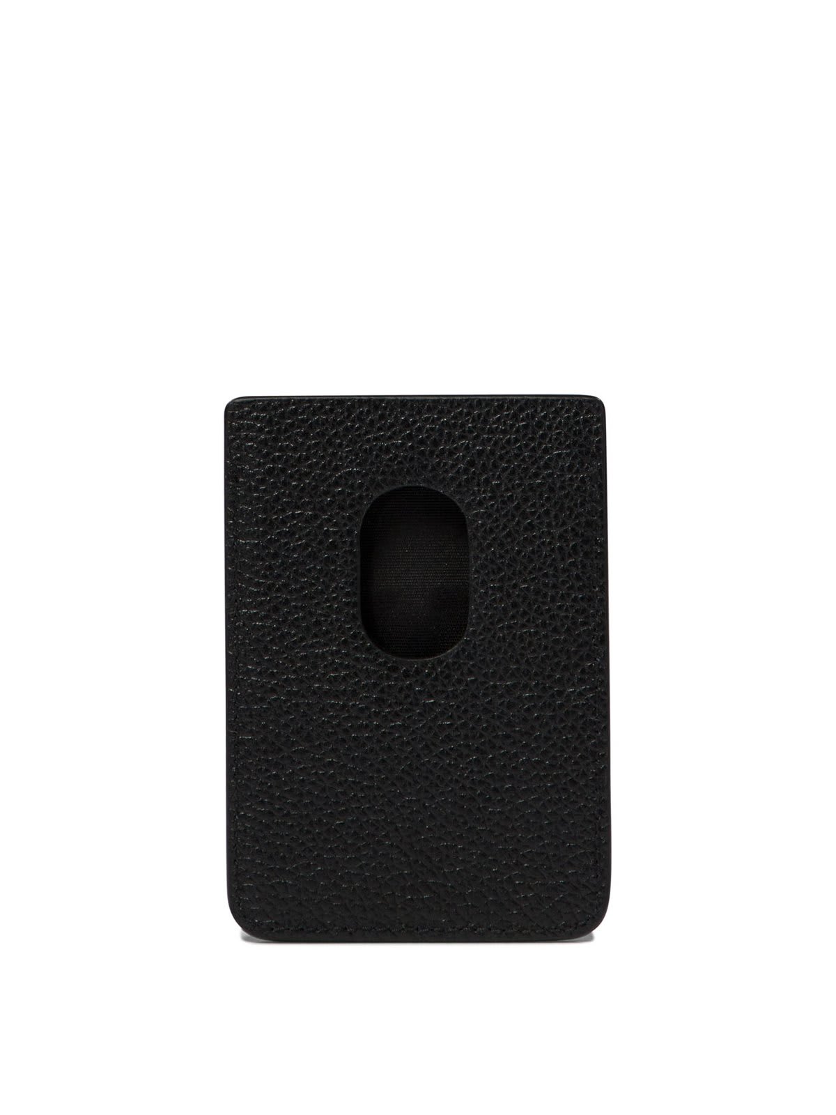 Shop Balenciaga Cash Magnet Card Holder In Black