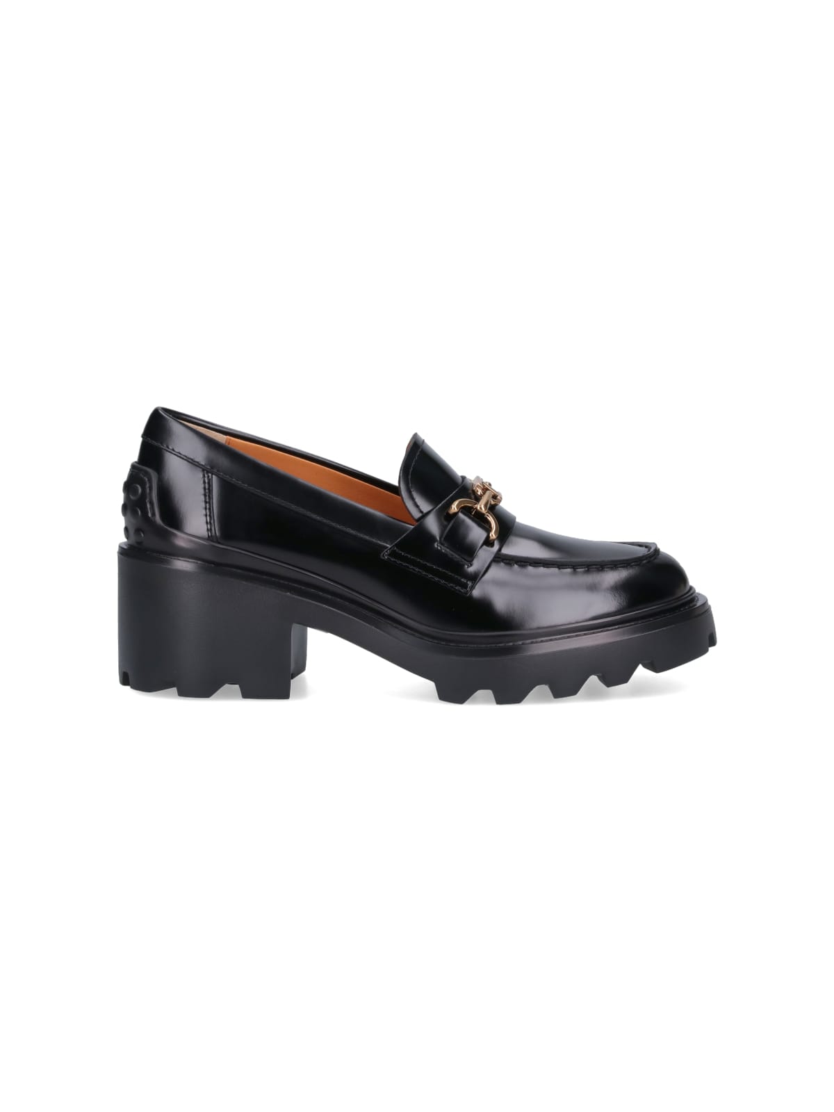 Shop Tod's Platform Loafers In Black