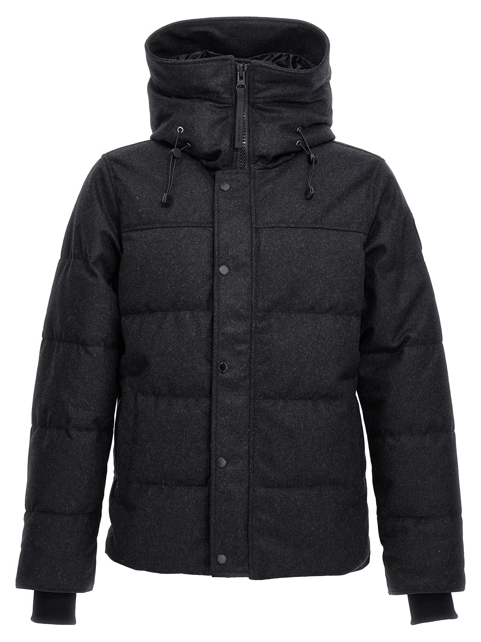 Shop Canada Goose Macmillan Down Jacket In Gray