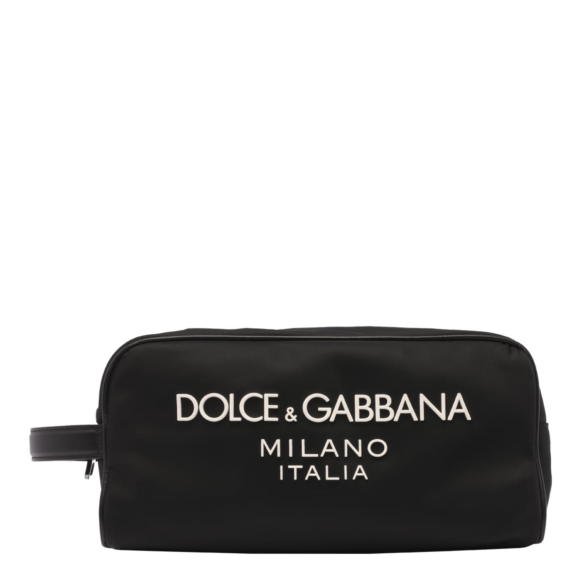 Shop Dolce & Gabbana Logo Toiletry Bag In Black