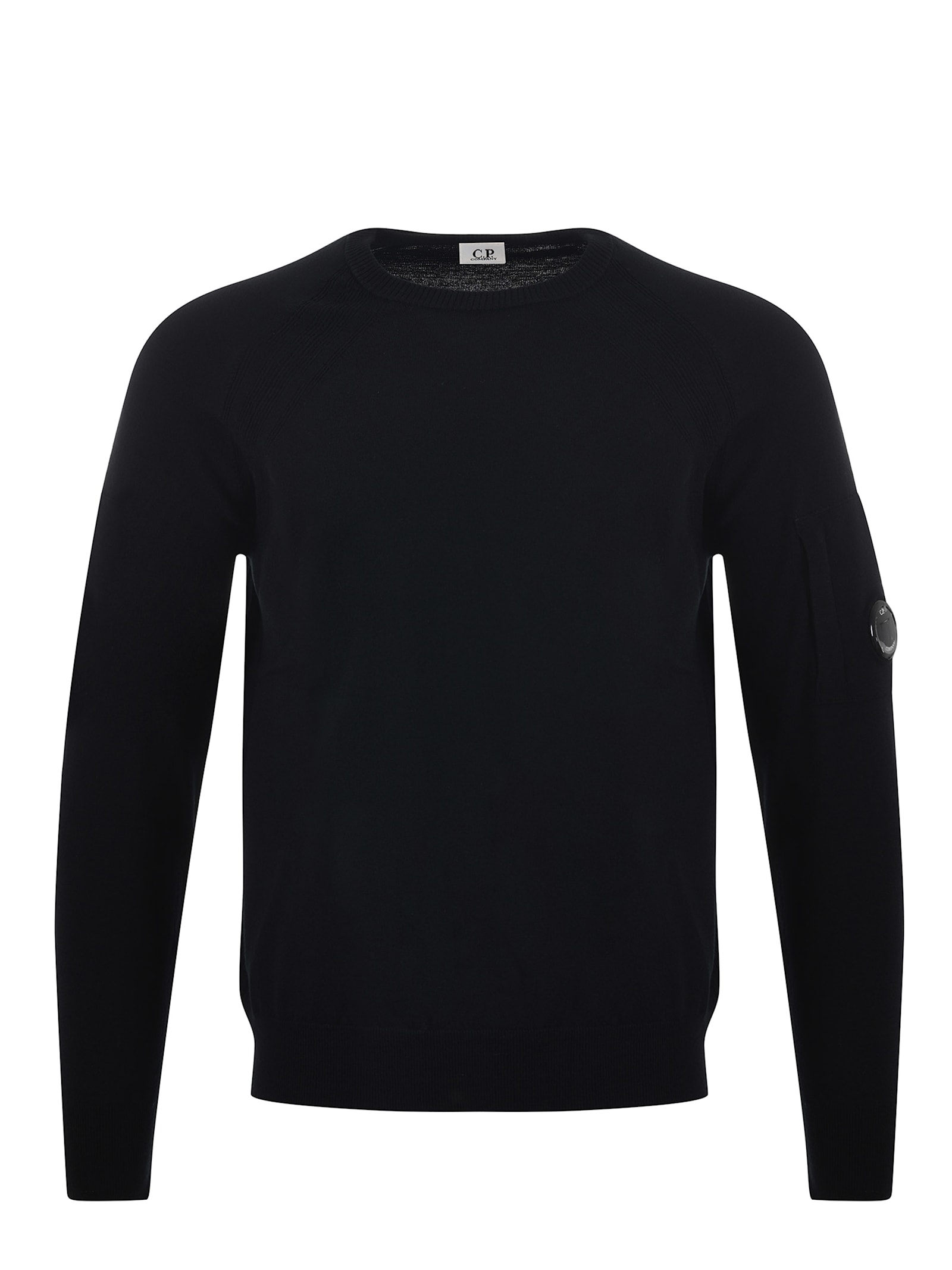 Shop C.p. Company Sweater In Black