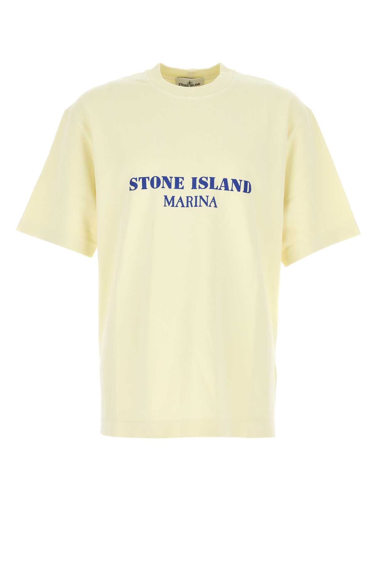 Pastel Yellow Cotton T-shirt