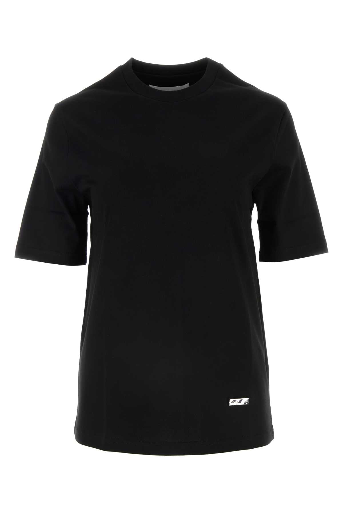 Jil Sander Logo Short-sleeved T-shirt In Black