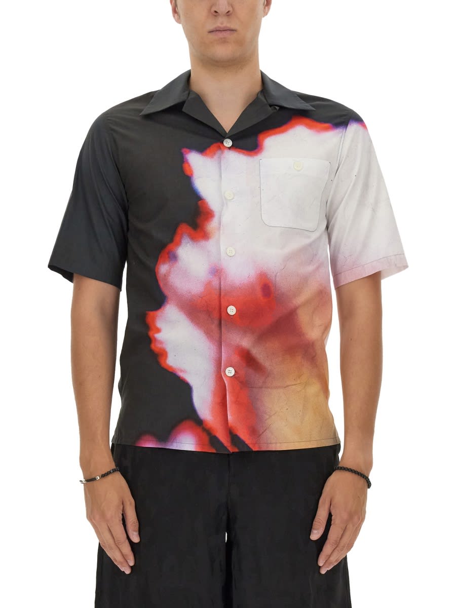 Shop Alexander Mcqueen Hawaiian Shirt In Multicolour