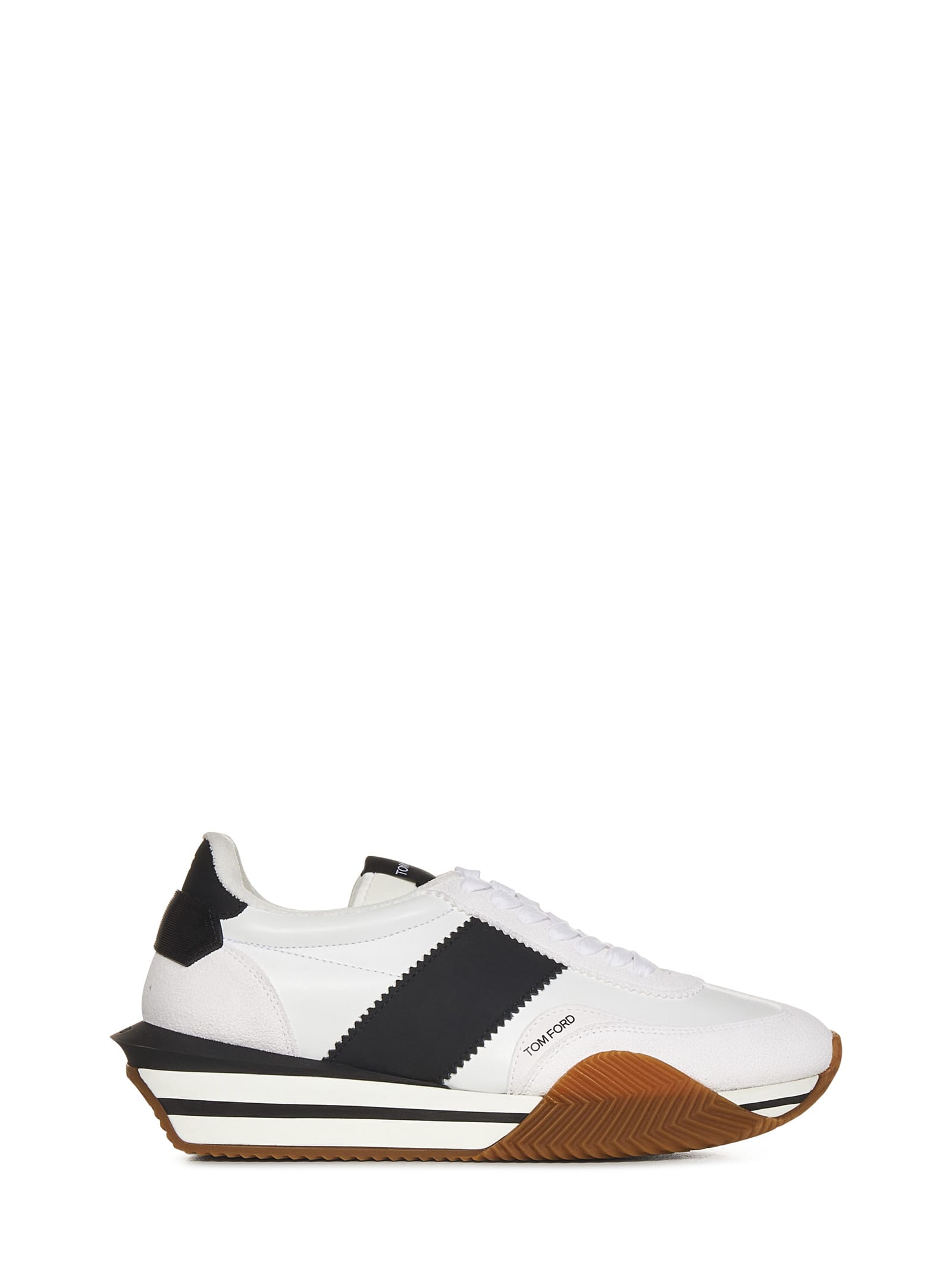 Shop Tom Ford James Sneakers In White