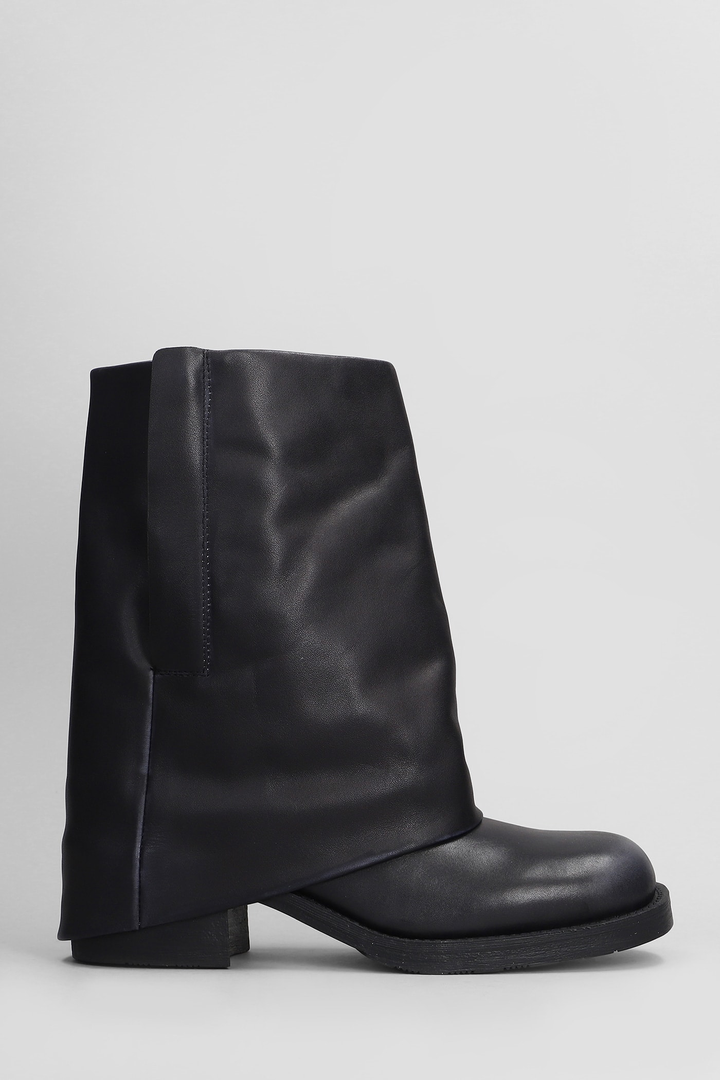 Shop Ash Tijuana High Heels Ankle Boots In Black Leather