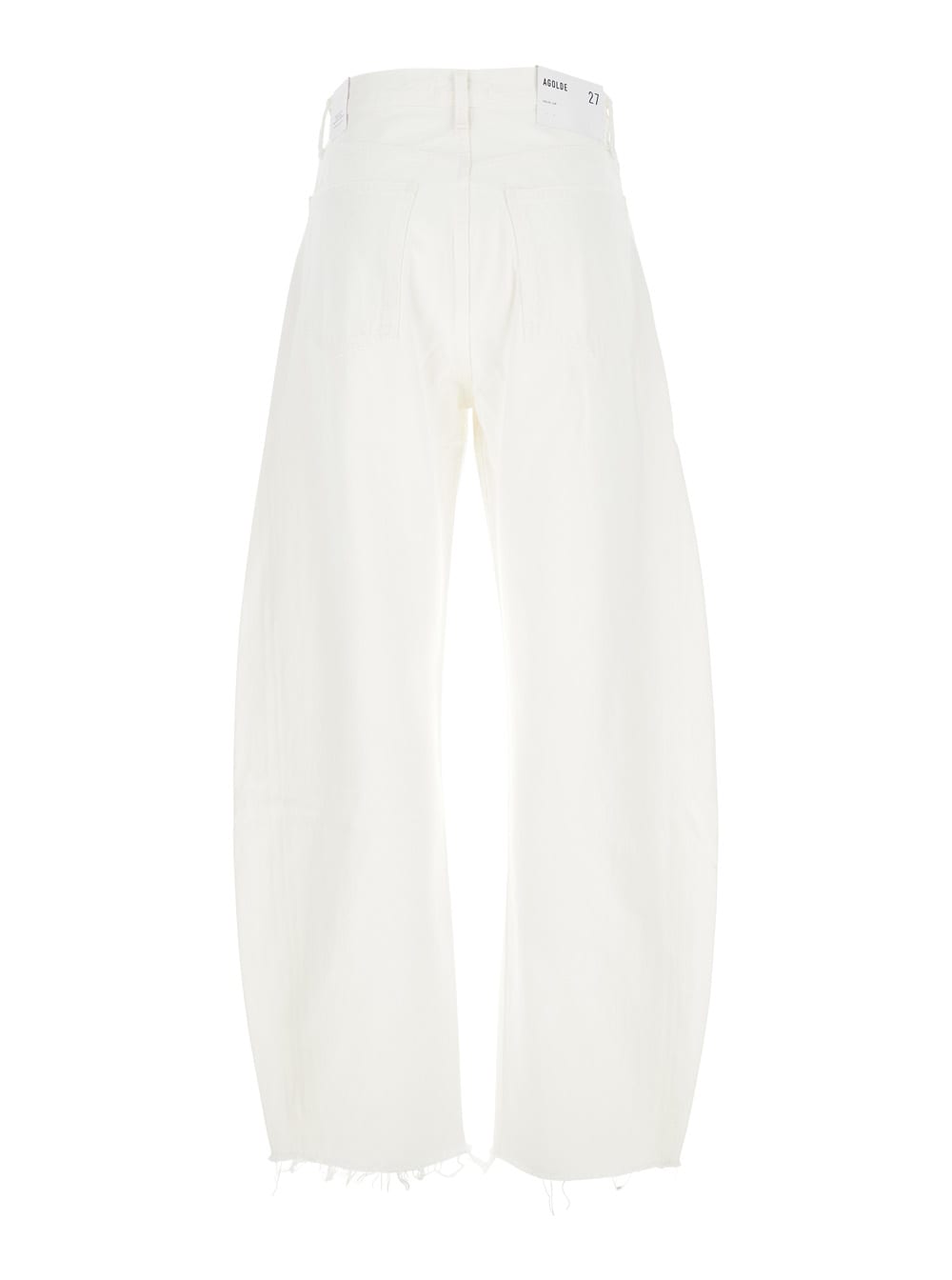 Agolde Luna Barrel Jeans Collection In White