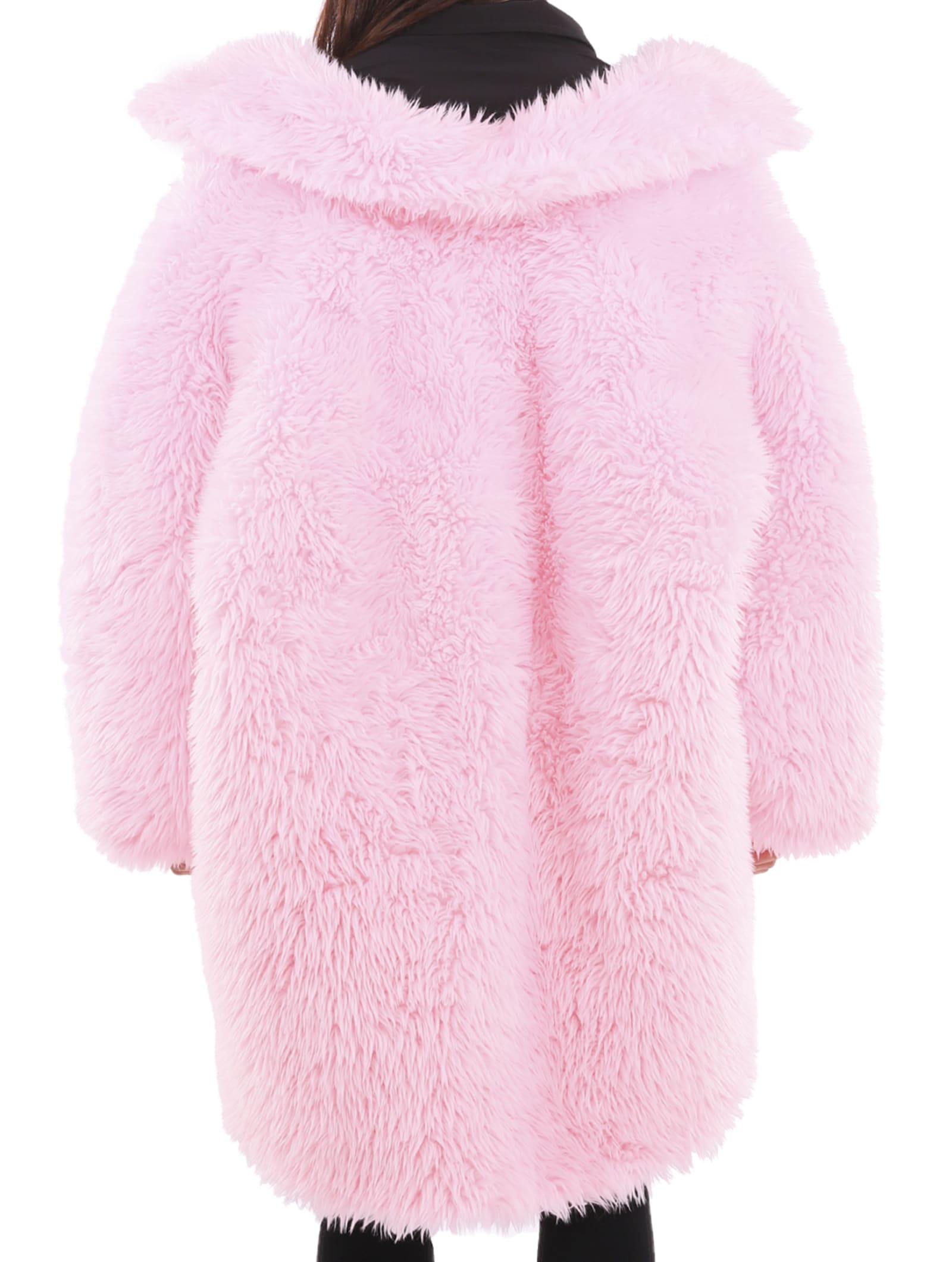 Balenciaga Balenciaga Pink Swing Fake Fur Coat - Pink - 10990309 | italist