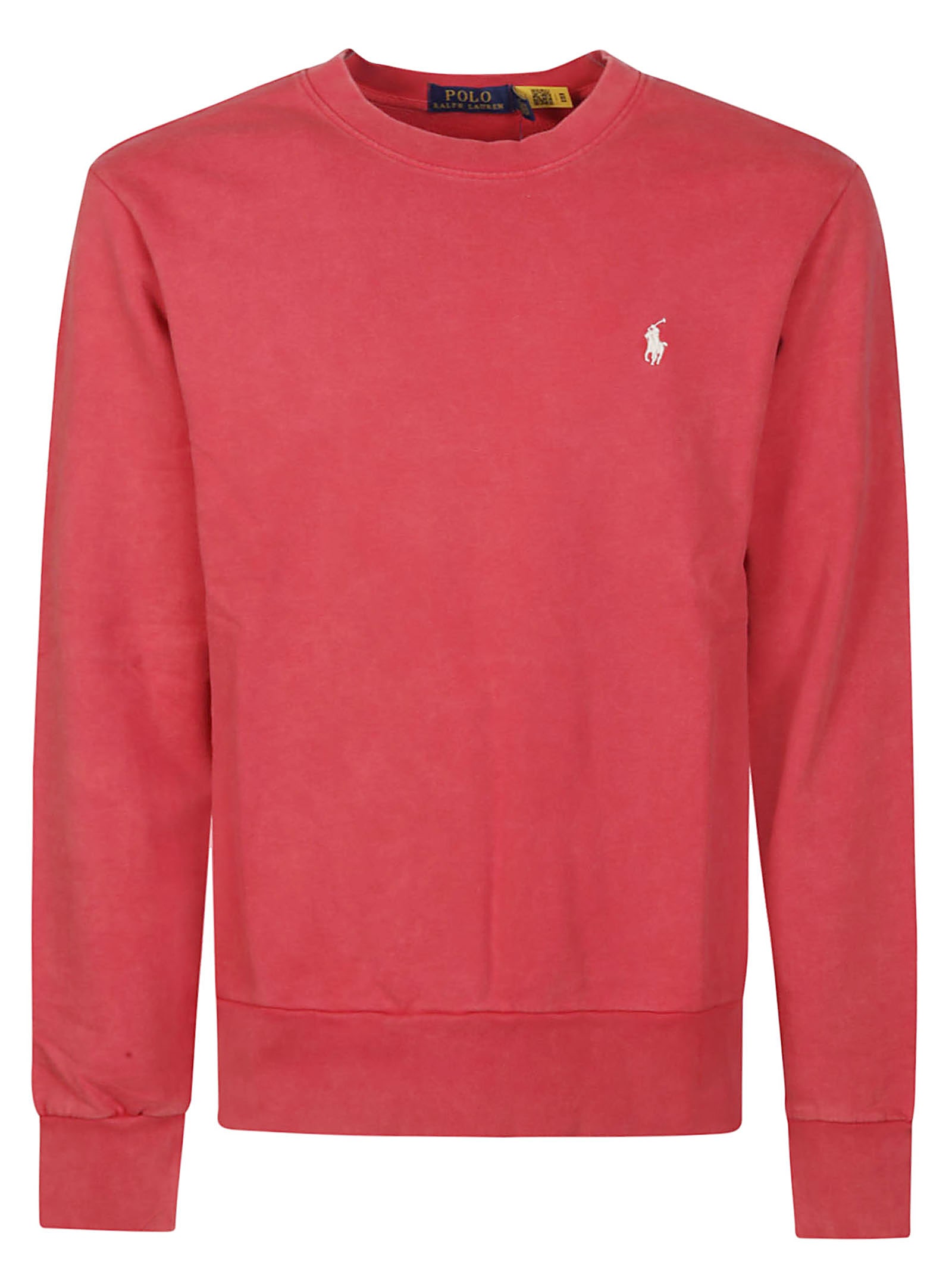 Shop Polo Ralph Lauren Terry Sweatshirt In Post Red