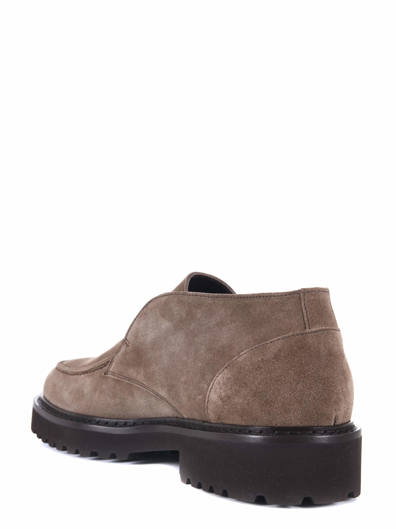 Shop Doucal's Doucals Ankle Boot In Dove Grey