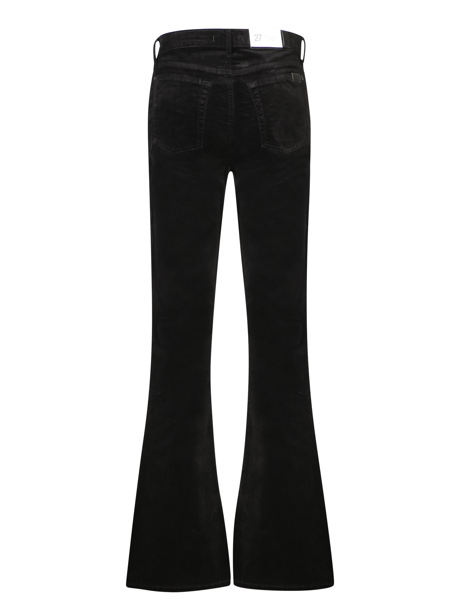 Shop 7 For All Mankind Black Velvet Jeans