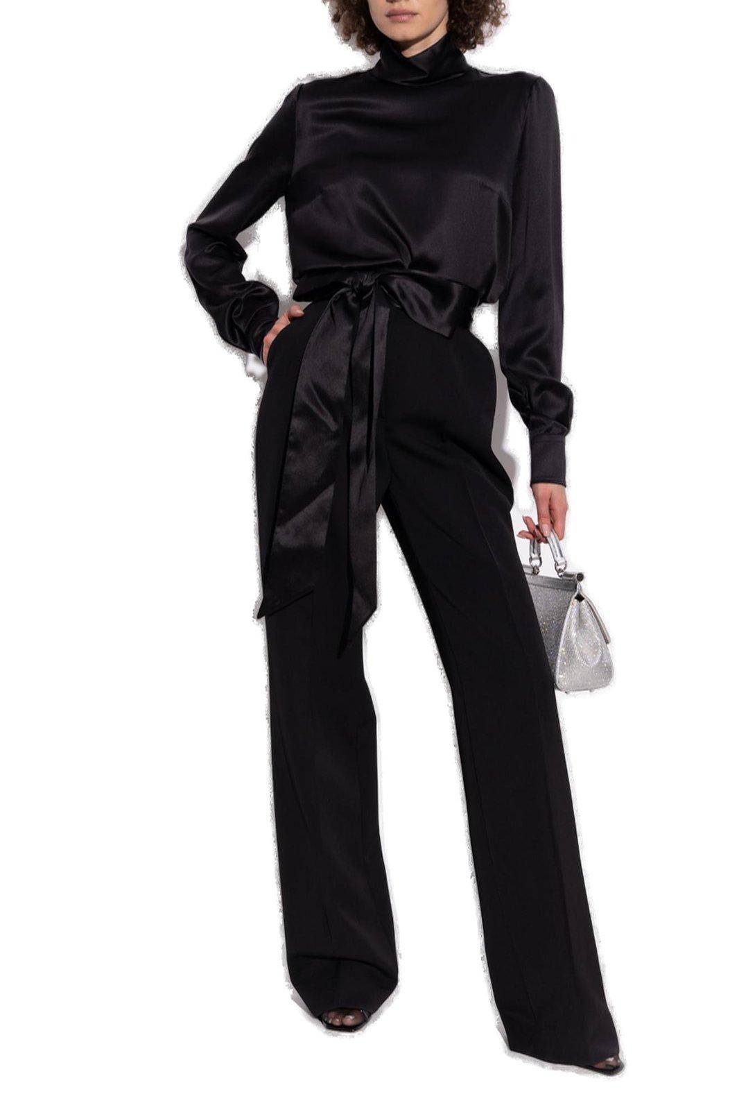 Dolce & Gabbana Turtleneck Long Sleeve Blouse