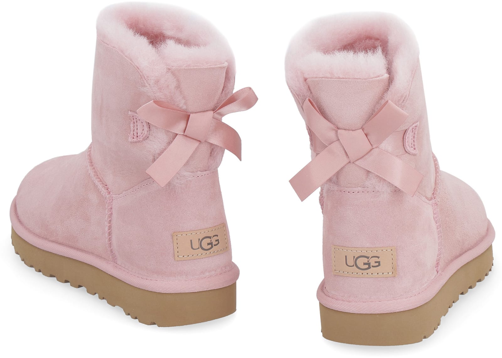 baby pink uggs with bows