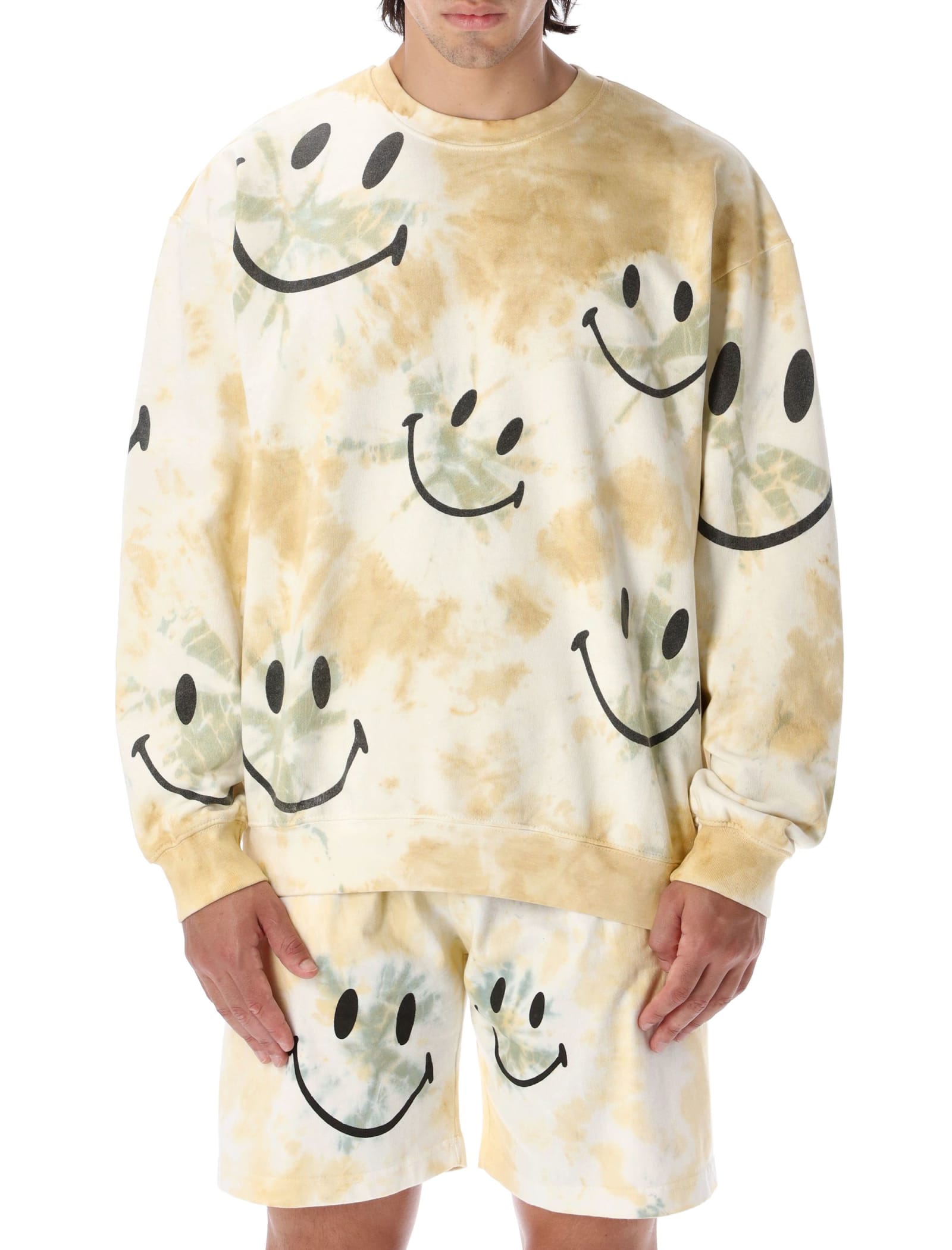 Market Smiley Shibori Dye Sweatshirt