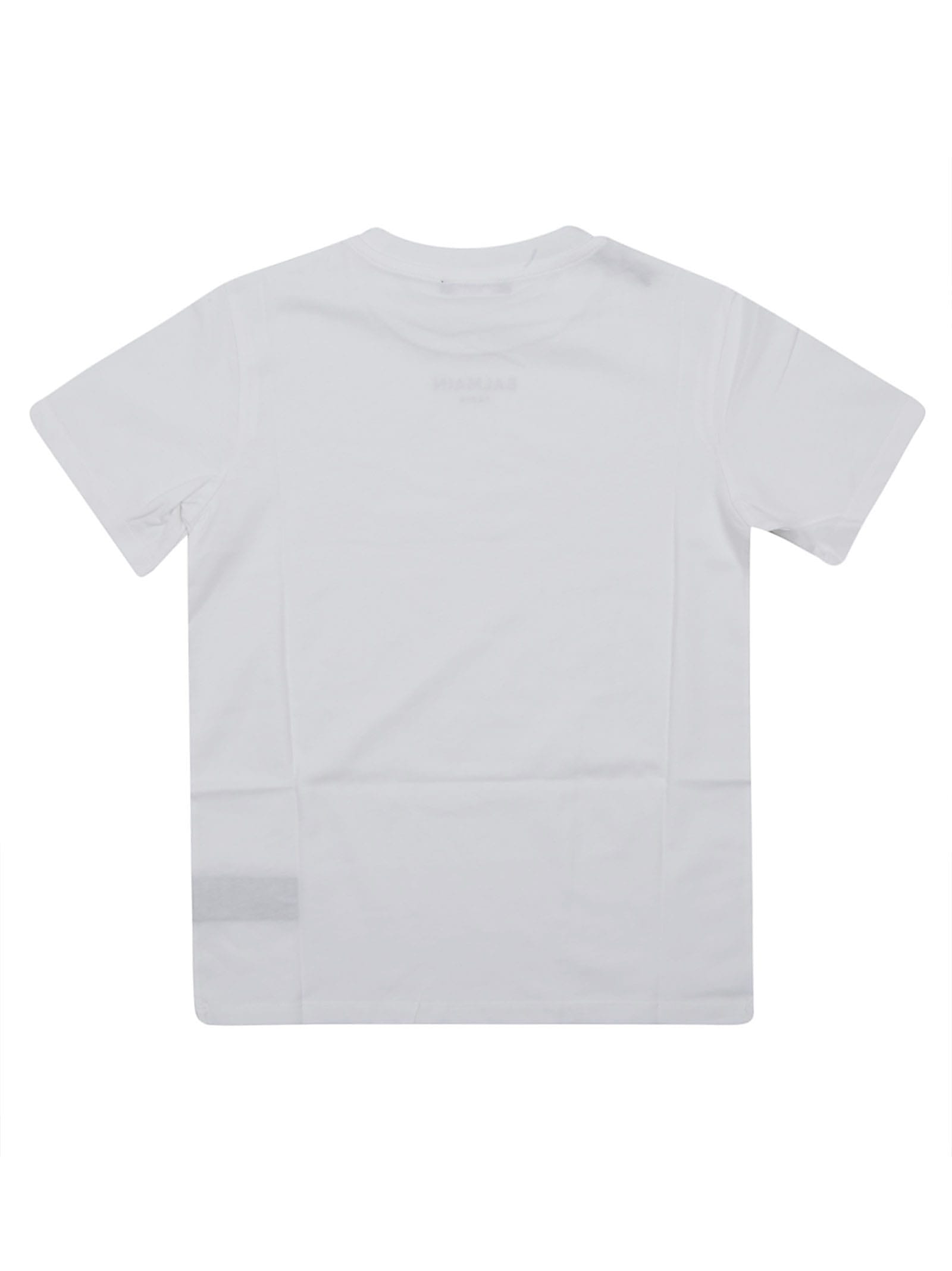 Shop Balmain T-shirt/top In Ne White Black
