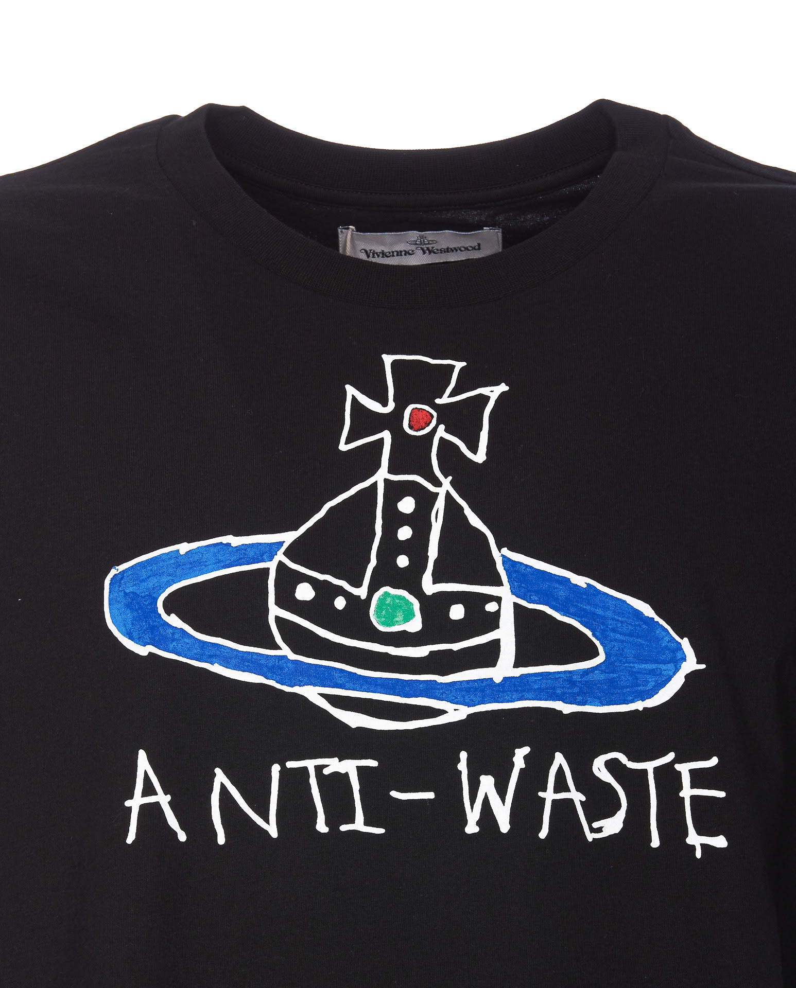 Shop Vivienne Westwood Antiwaste Classic T-shirt In Black