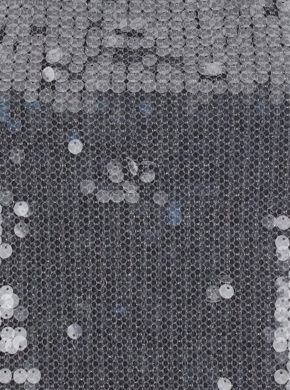 Rotate Birger Christensen Net Sequin Halterneck In Gray