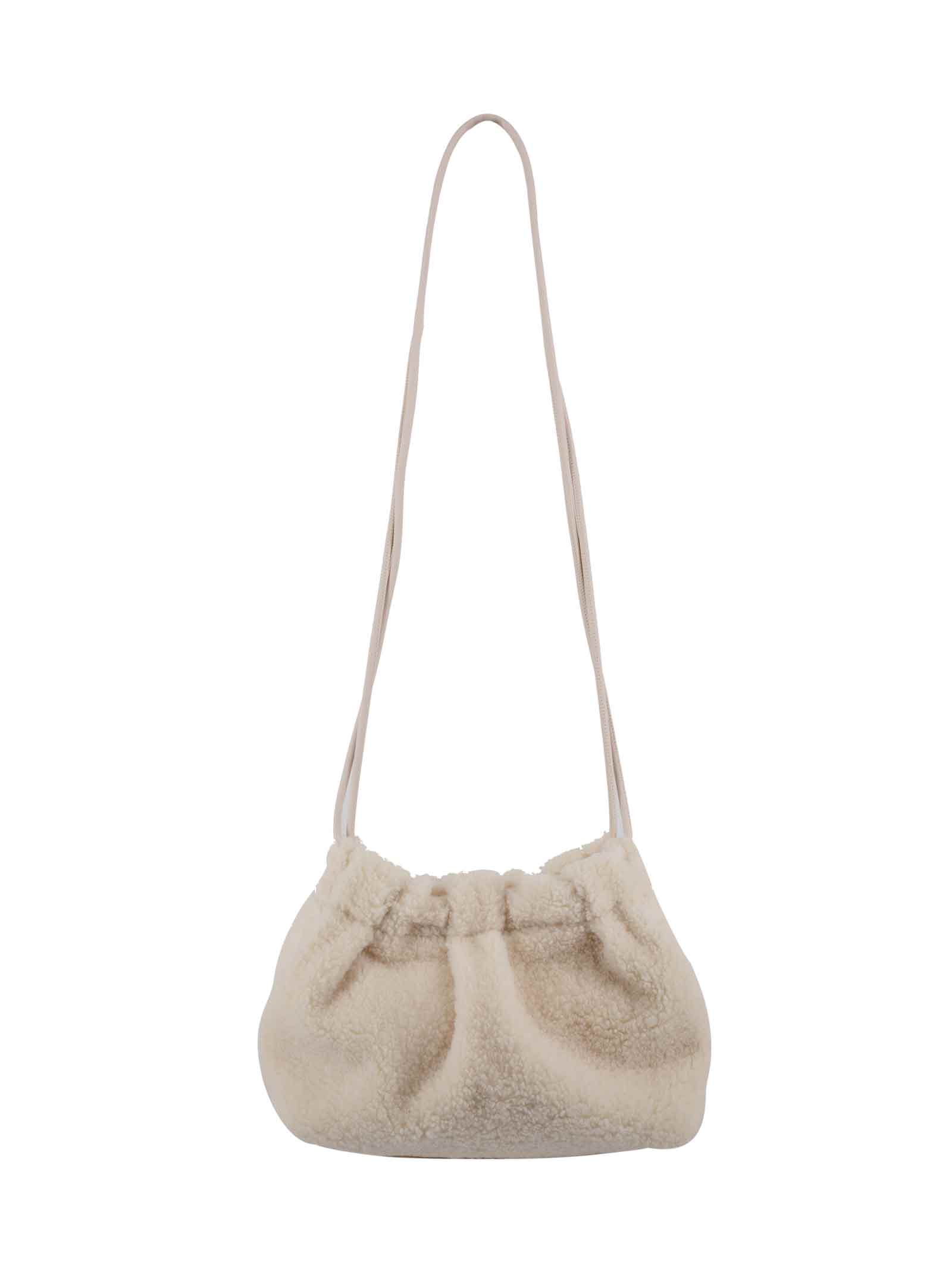 THEMOIRè Faux-fur Detailing Shoulder Bag