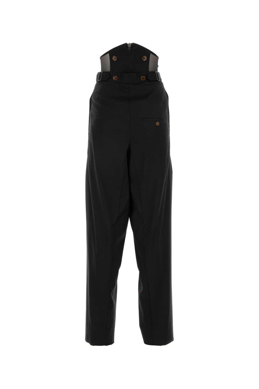 Shop Vivienne Westwood Zip-up Trousers In Black