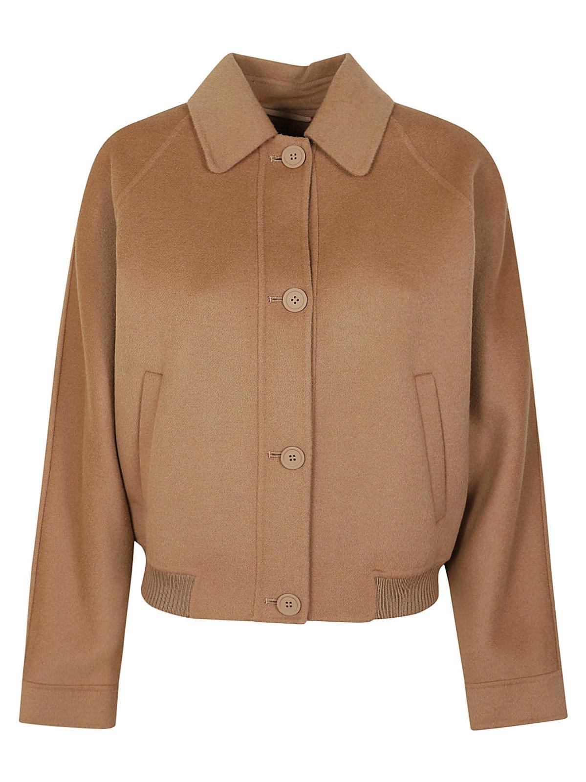 Buttoned Long-sleeved Jacket