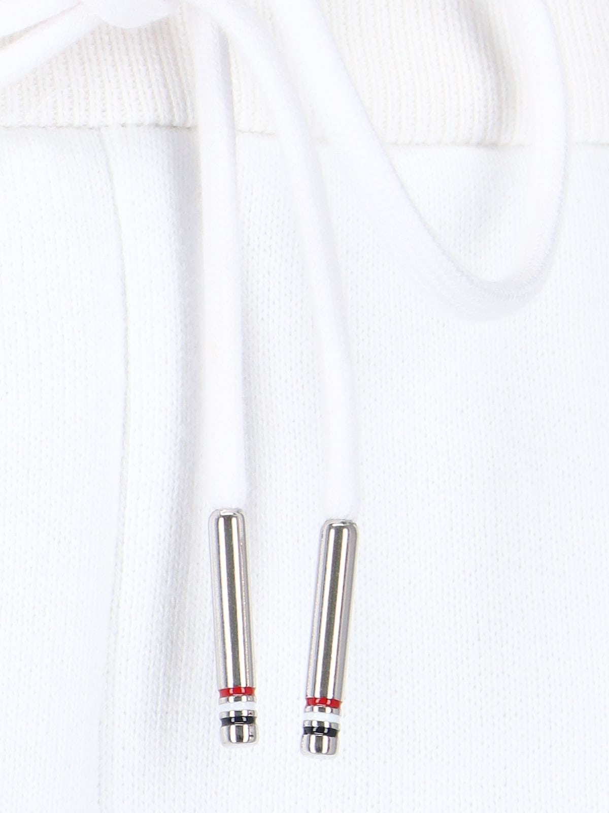 Shop Thom Browne Tricolor Detail Sporty Pants In White