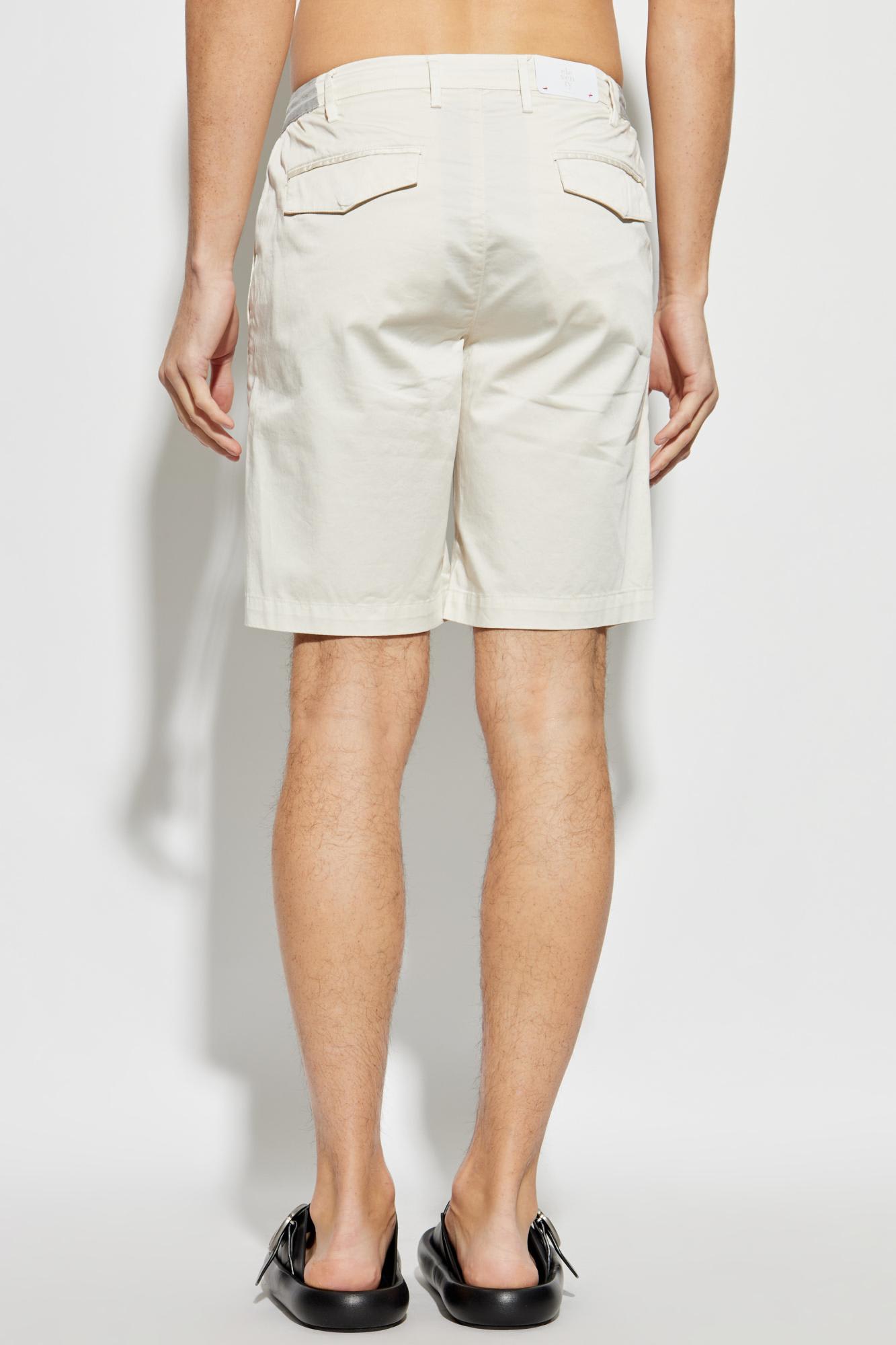 Eleventy Cotton Shorts In Natural