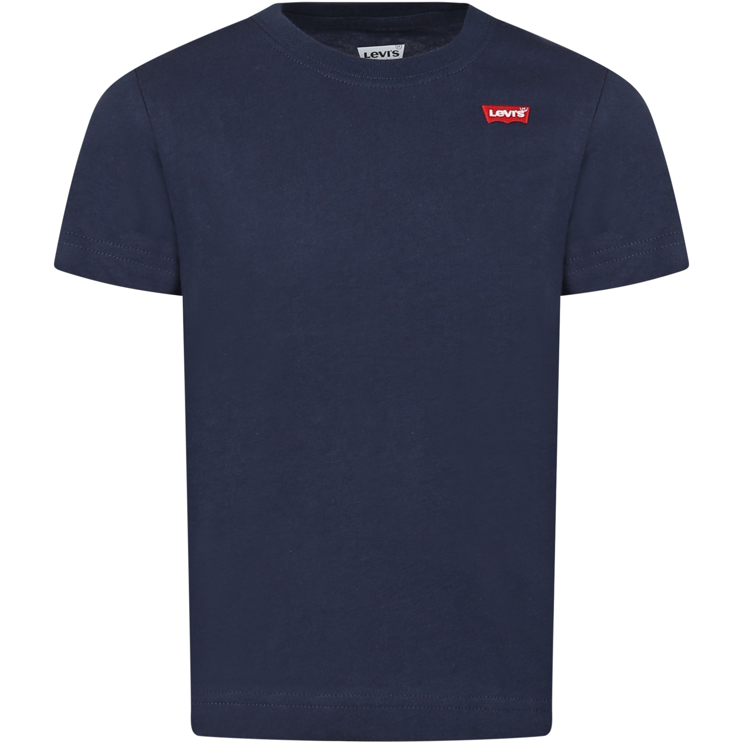 Levi's Kids' Blue T-shirt For Boy With Logo Patch