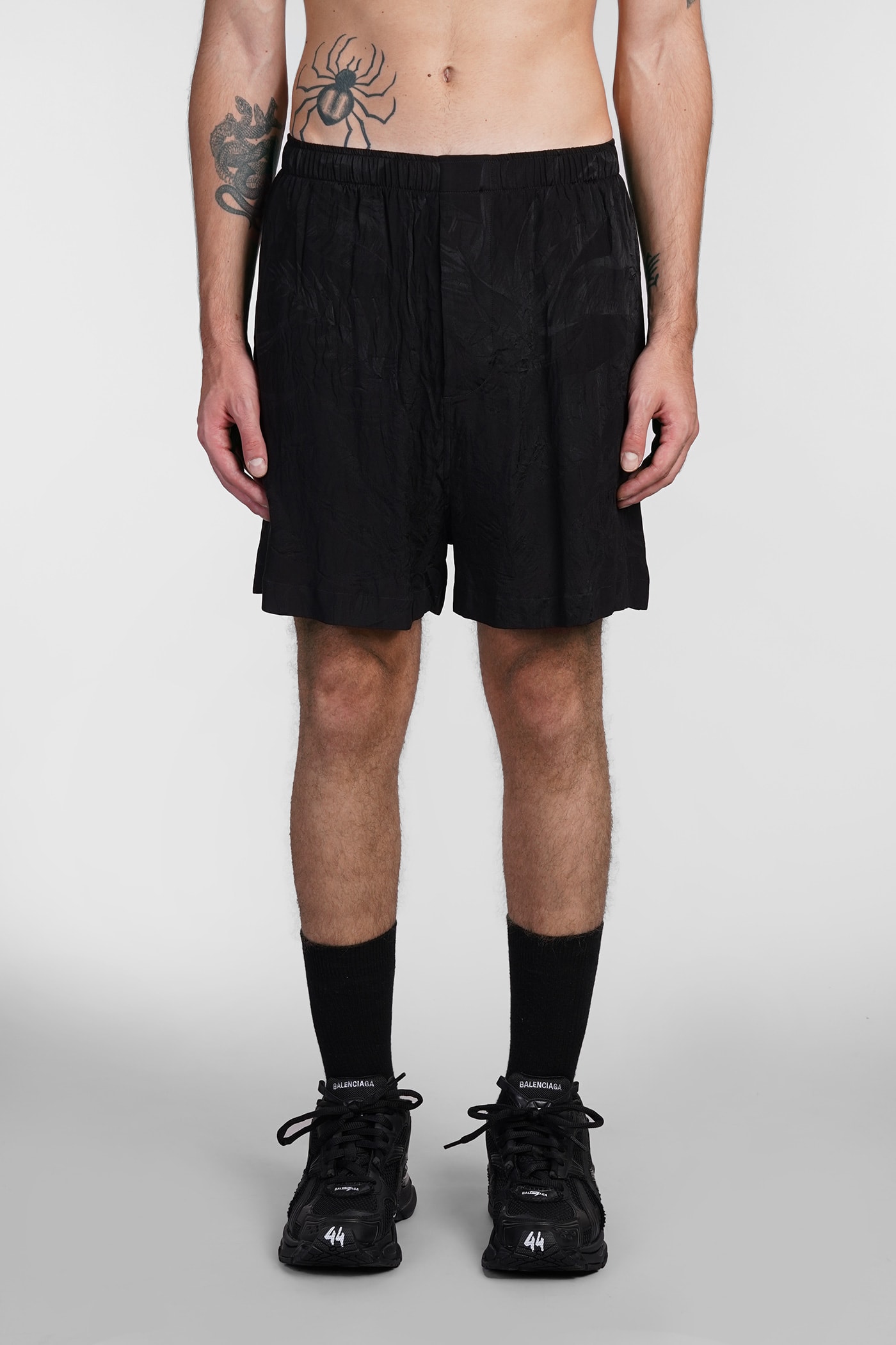 Shorts In Black Silk